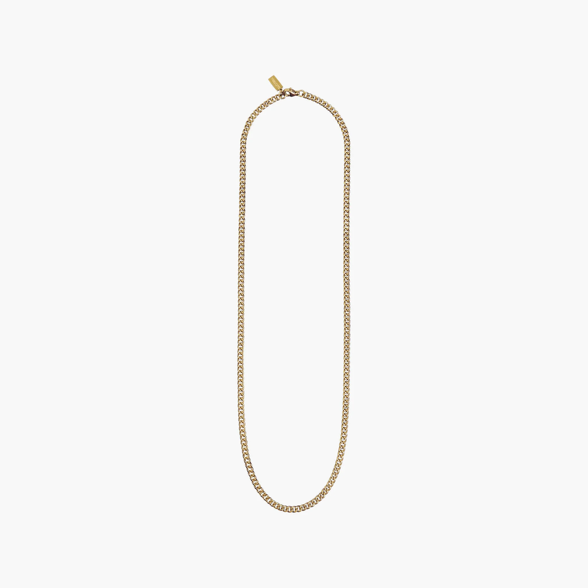 4 mm gourmet necklace 55 CM | GOLD - Image 3