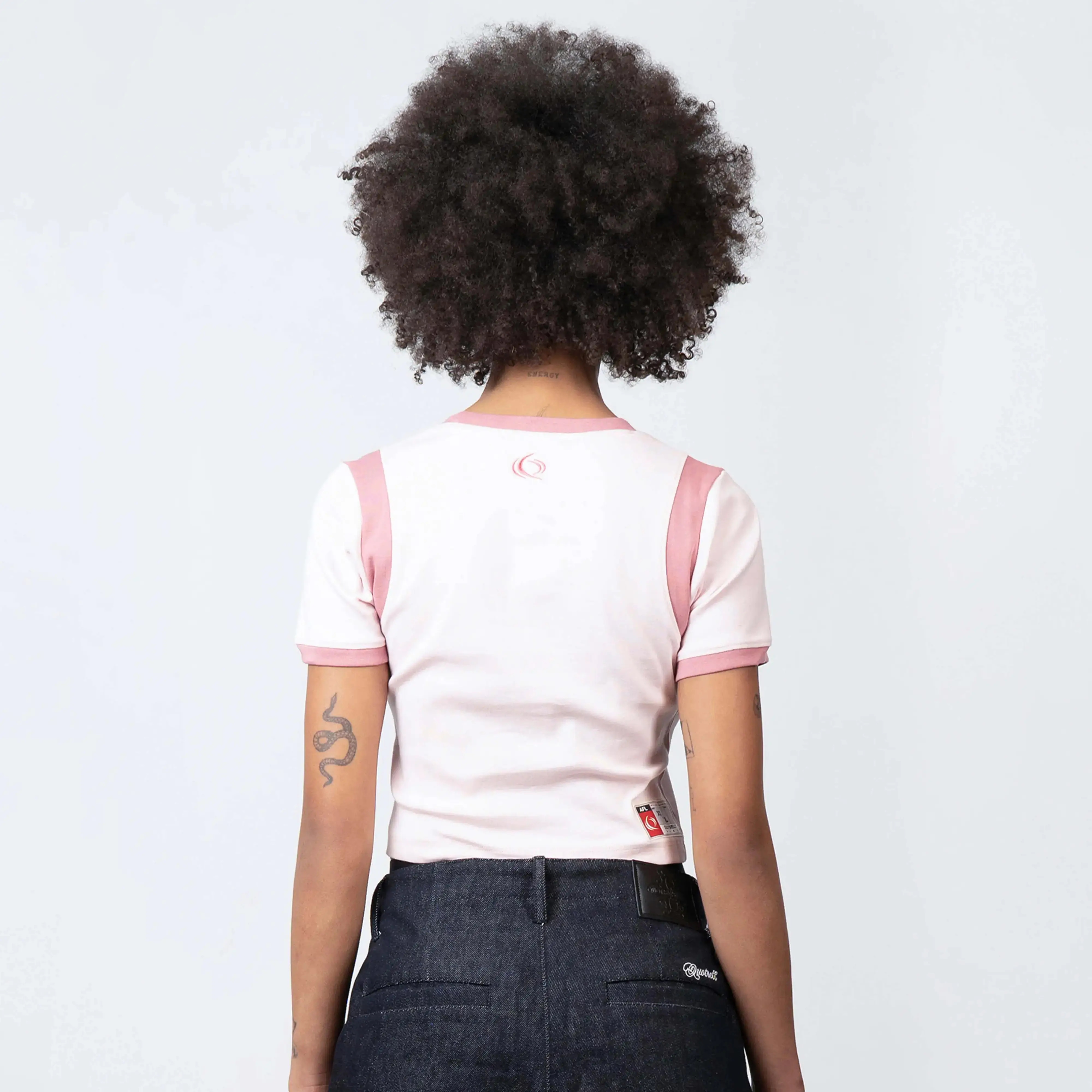 78 TOP | LIGHT PINK/WHITE - Image 3