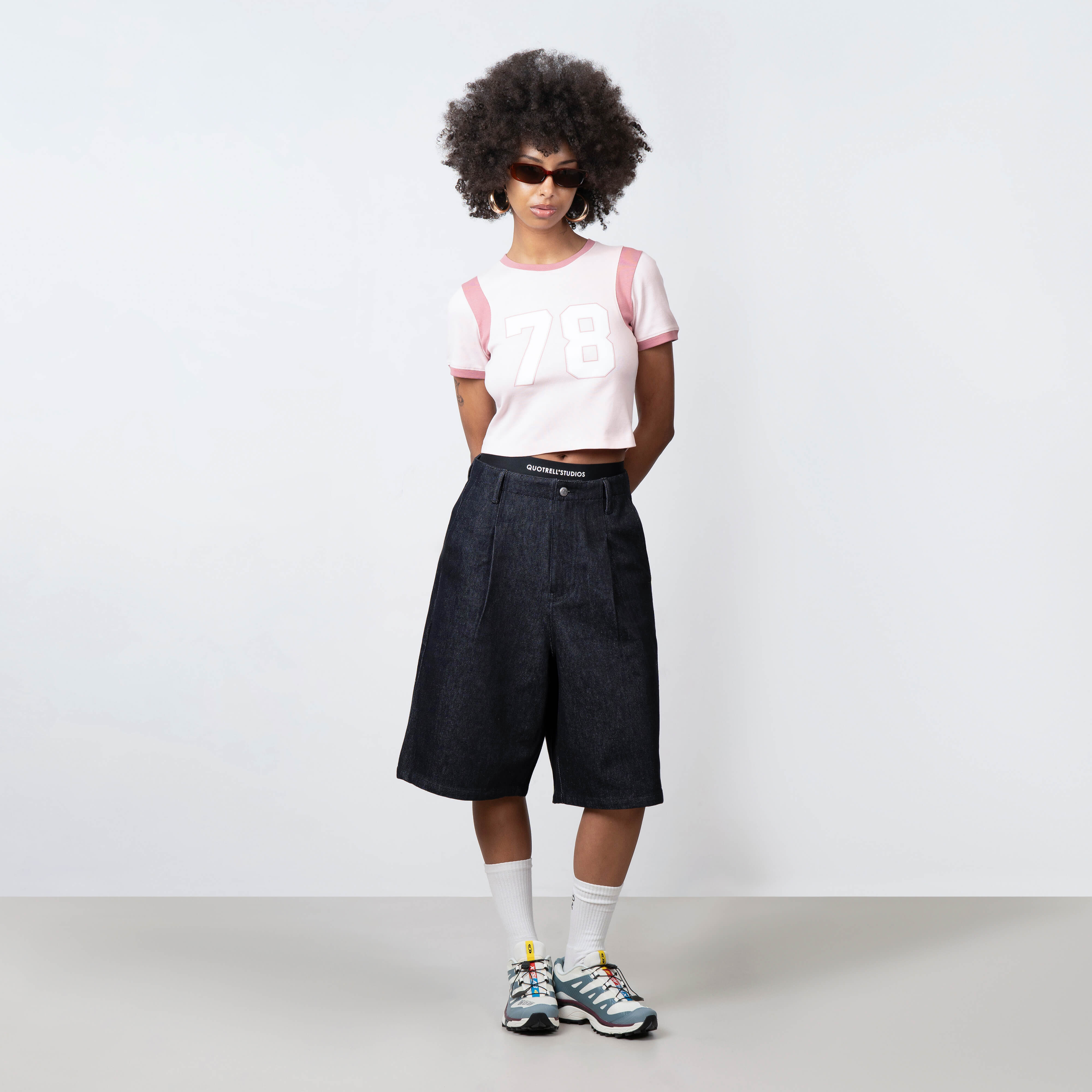 78 TOP | LIGHT PINK/WHITE - Image 4
