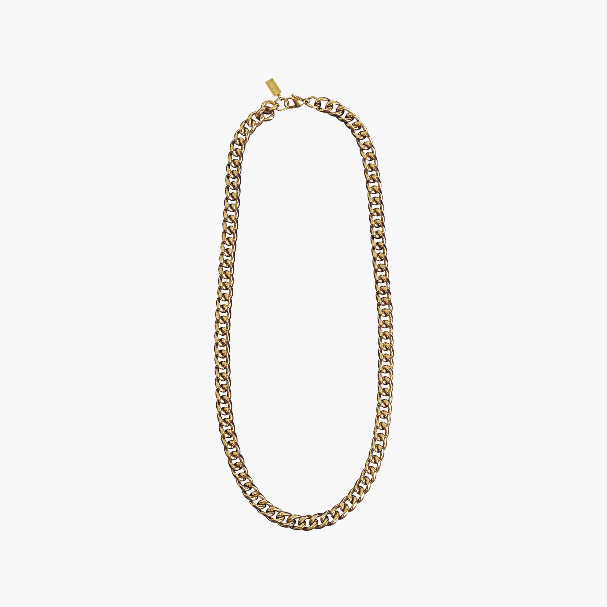 8 mm gourmet necklace 50 CM | GOLD - Image 3