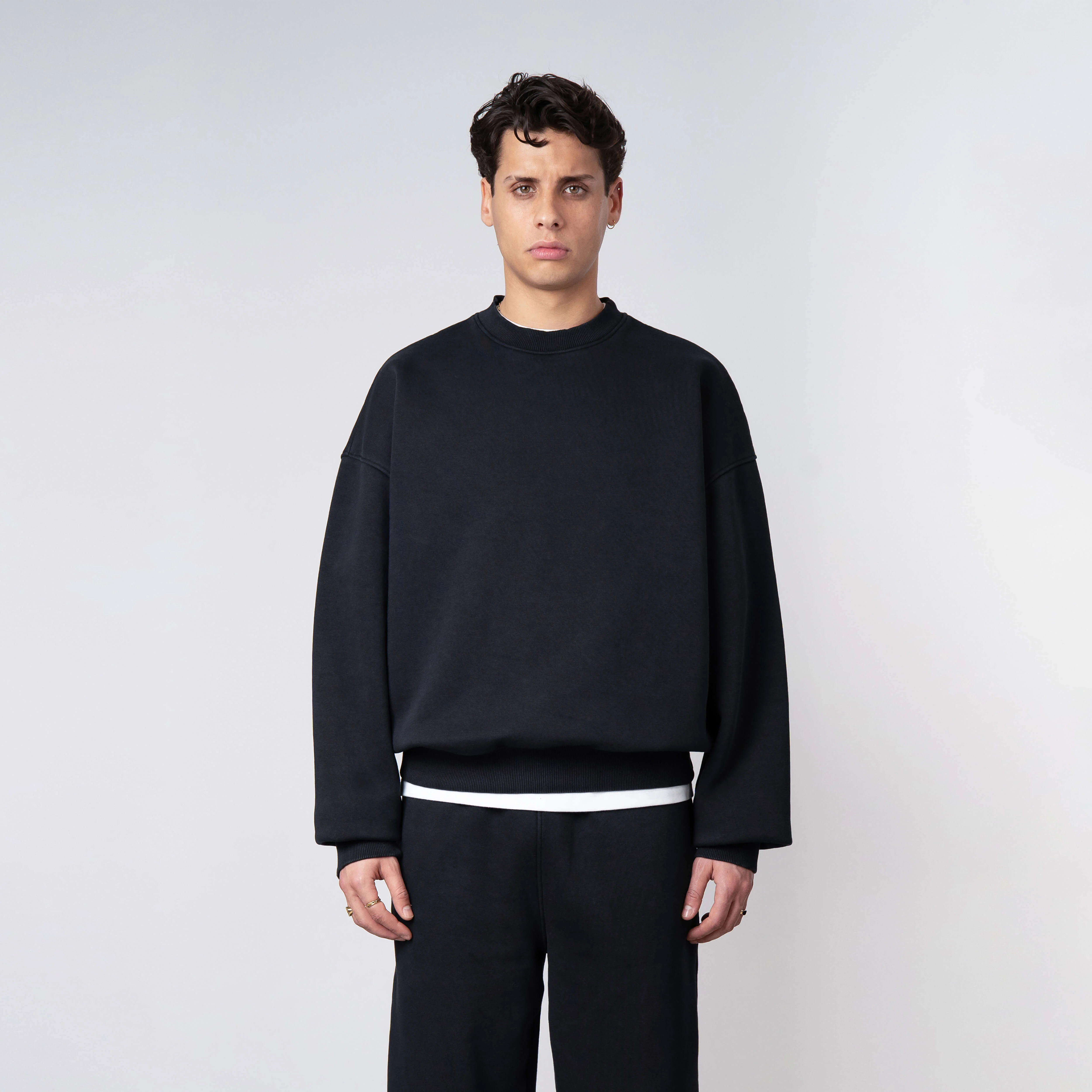 BLANK CREWNECK | WASHED BLACK - Image 6