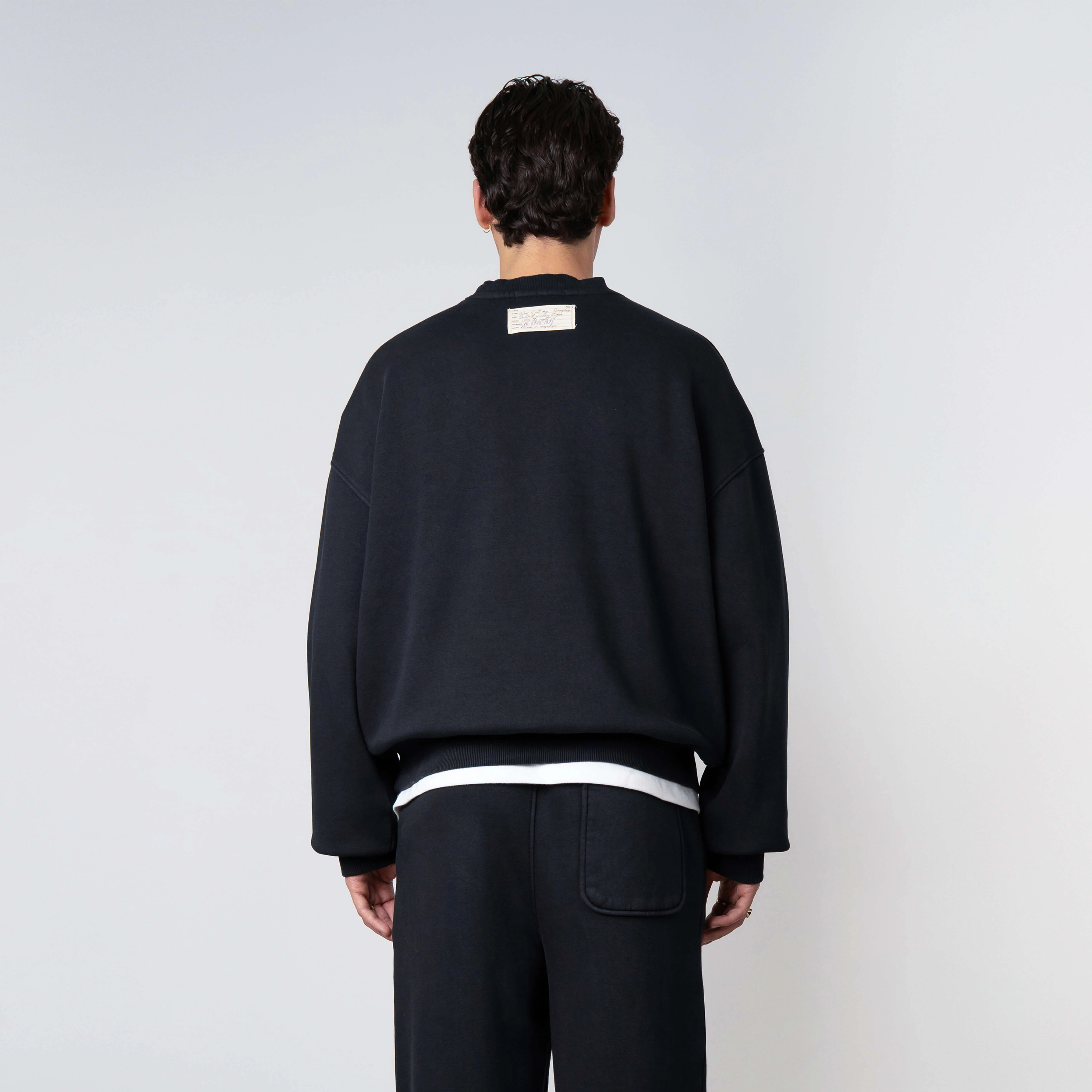 BLANK CREWNECK | WASHED BLACK - Image 7