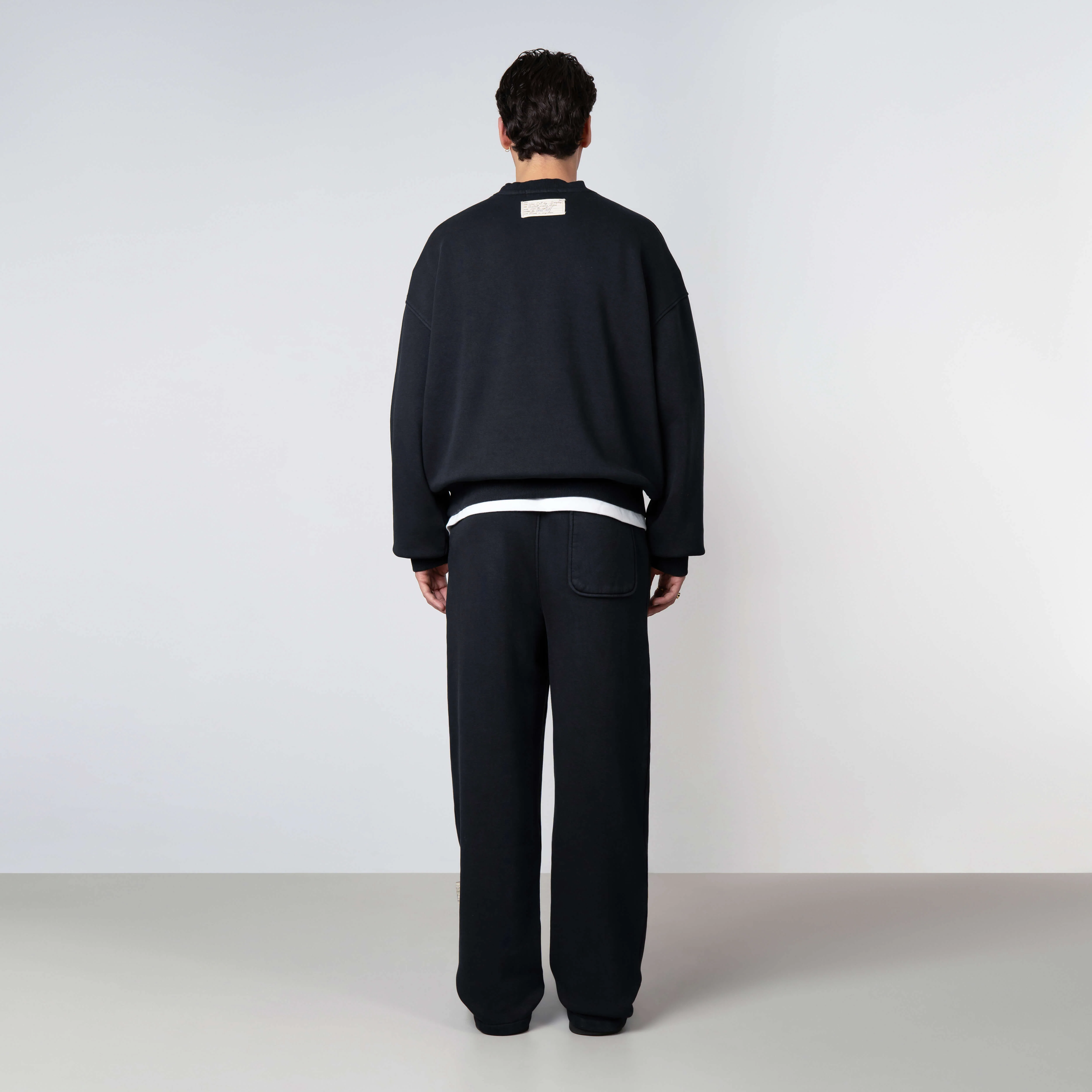 BLANK CREWNECK | WASHED BLACK - Image 9