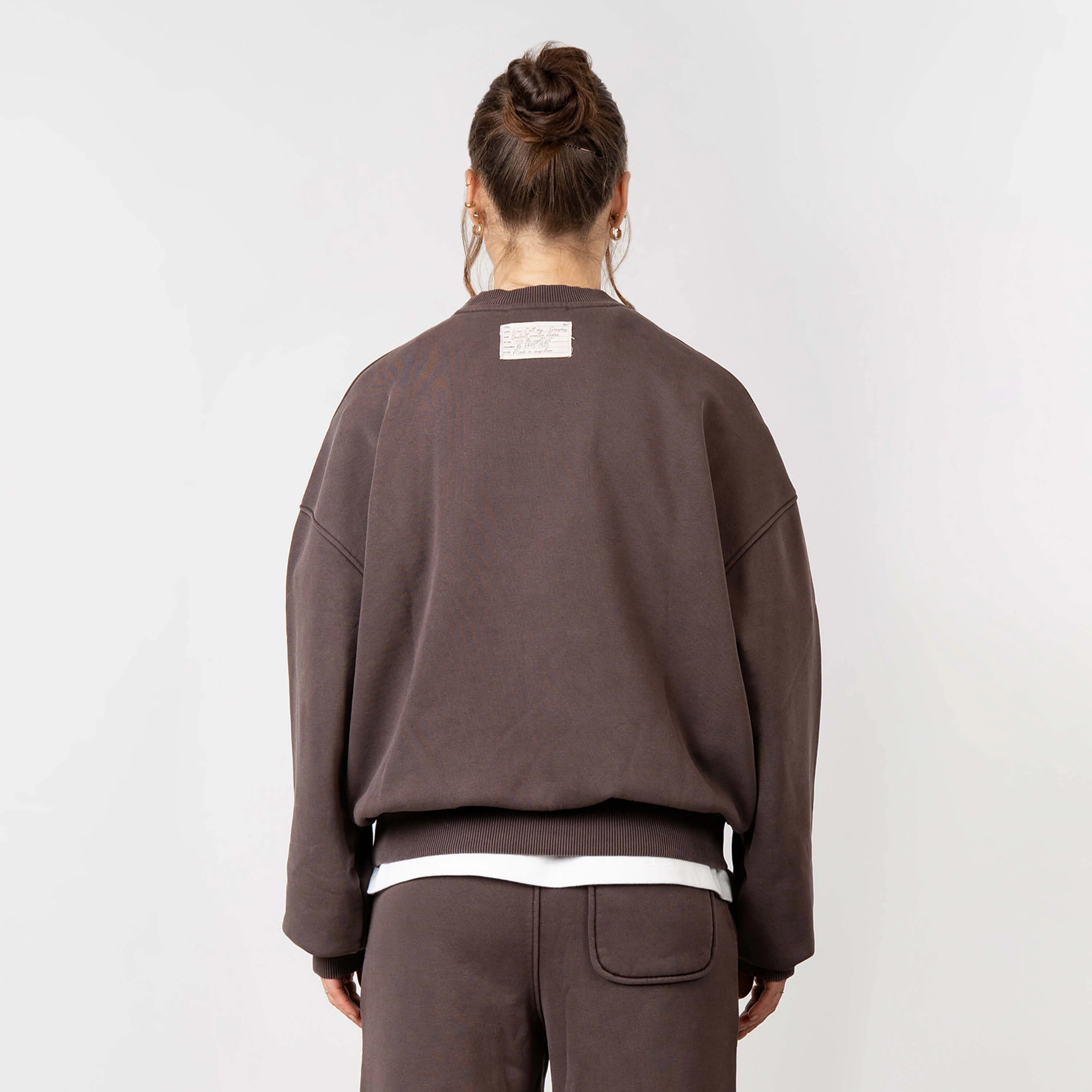 BLANK CREWNECK | WASHED BROWN - Image 3