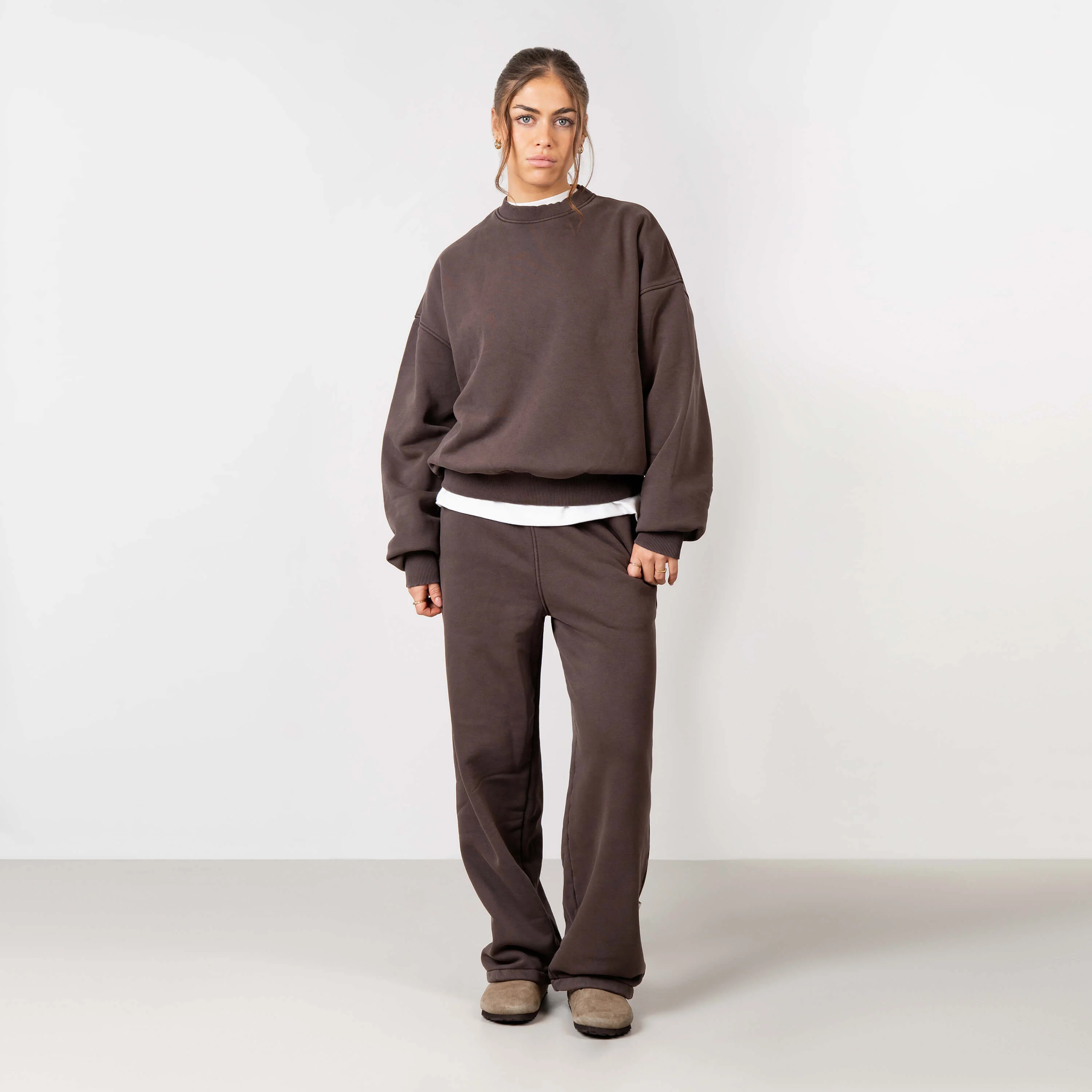 BLANK CREWNECK | WASHED BROWN - Image 4