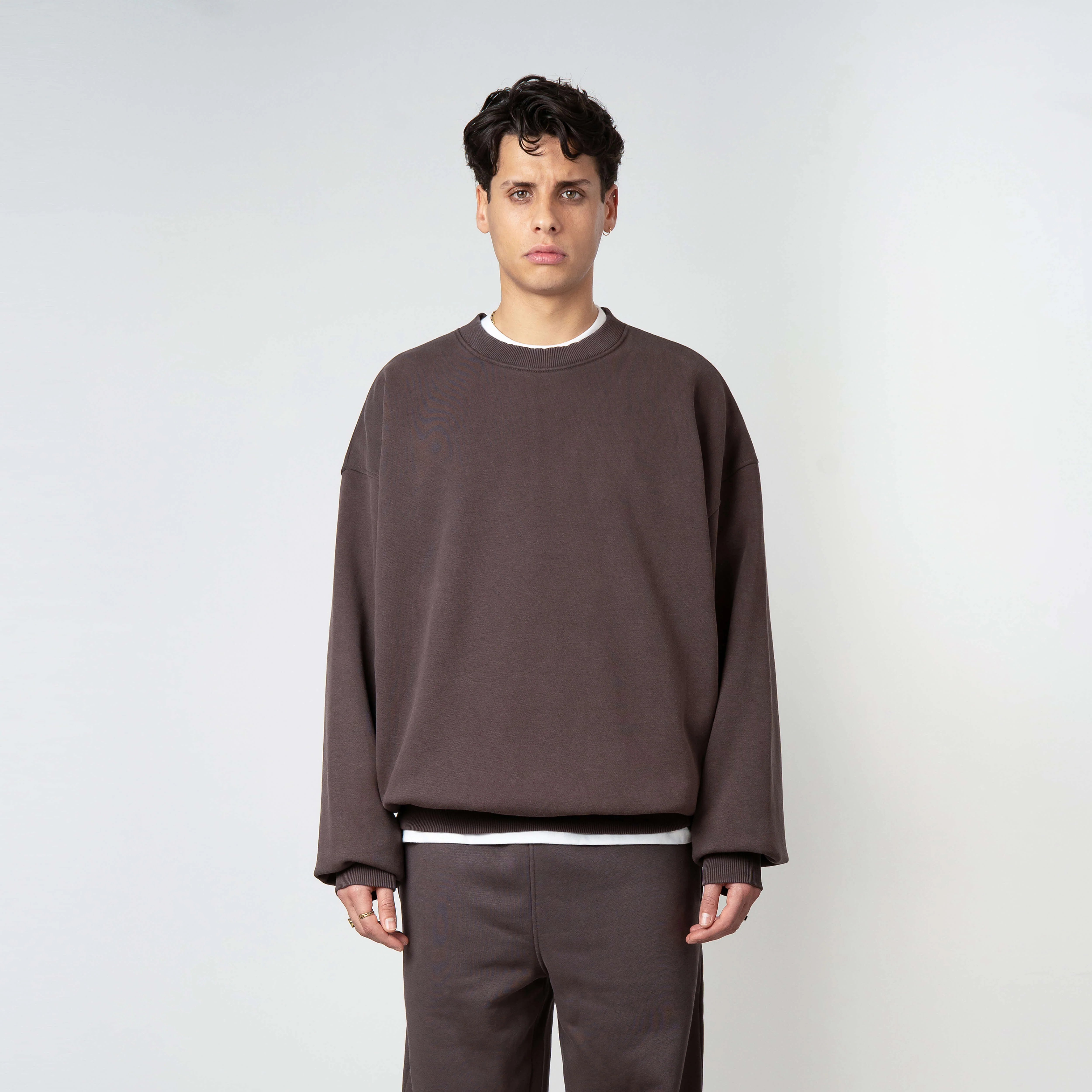 BLANK CREWNECK | WASHED BROWN - Image 6