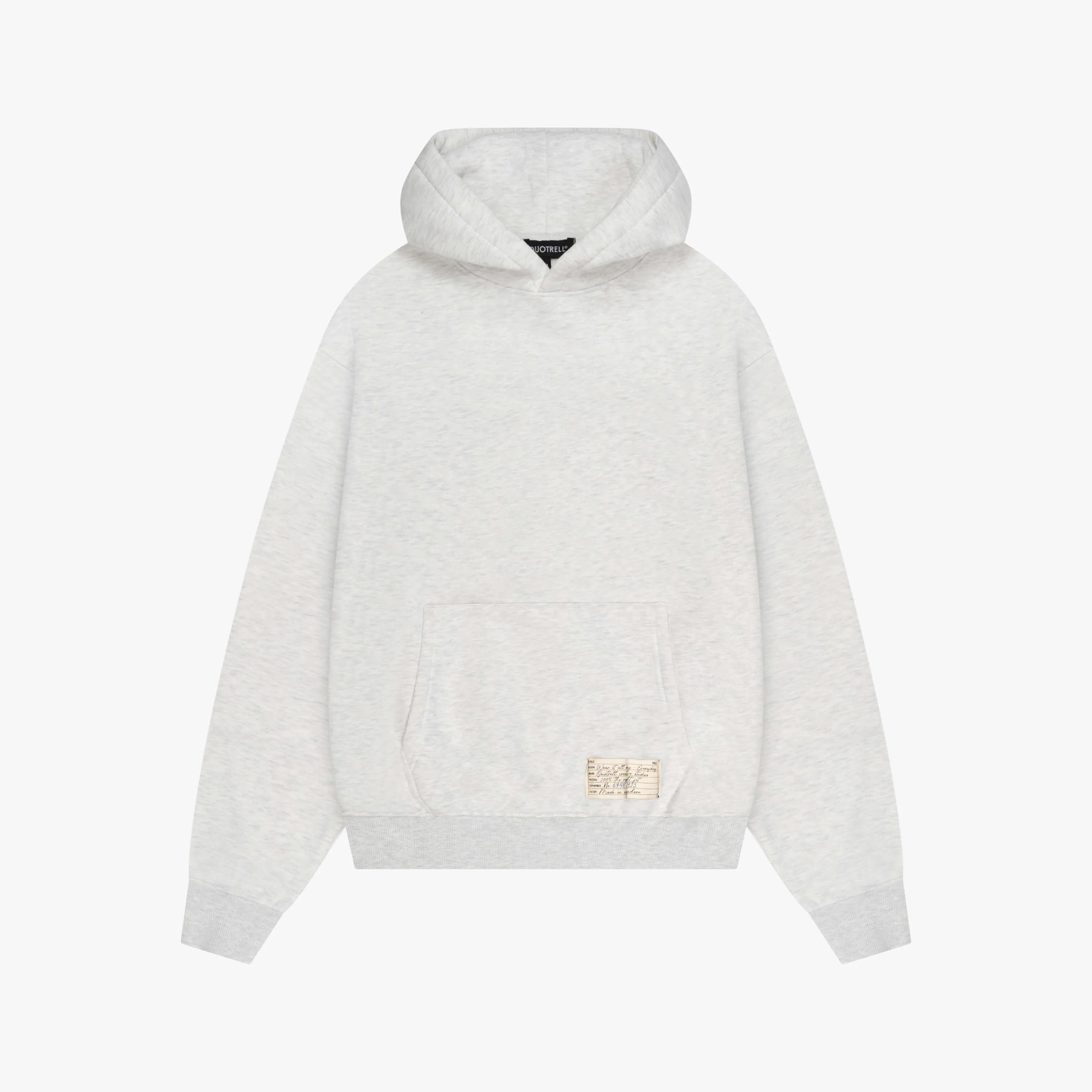BLANK HOODIE | GREY MELEE - Image 10