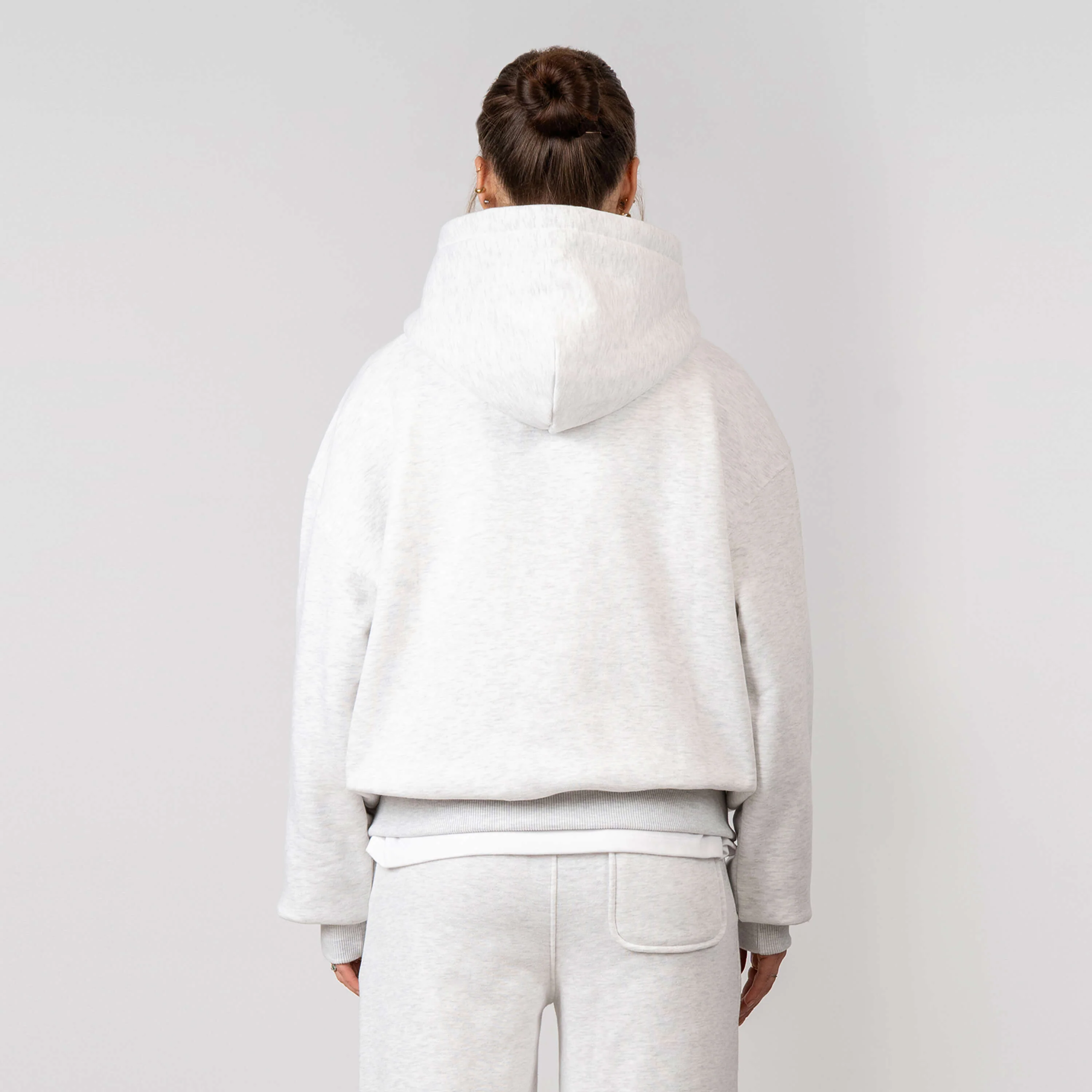 BLANK HOODIE | GREY MELEE - Image 3