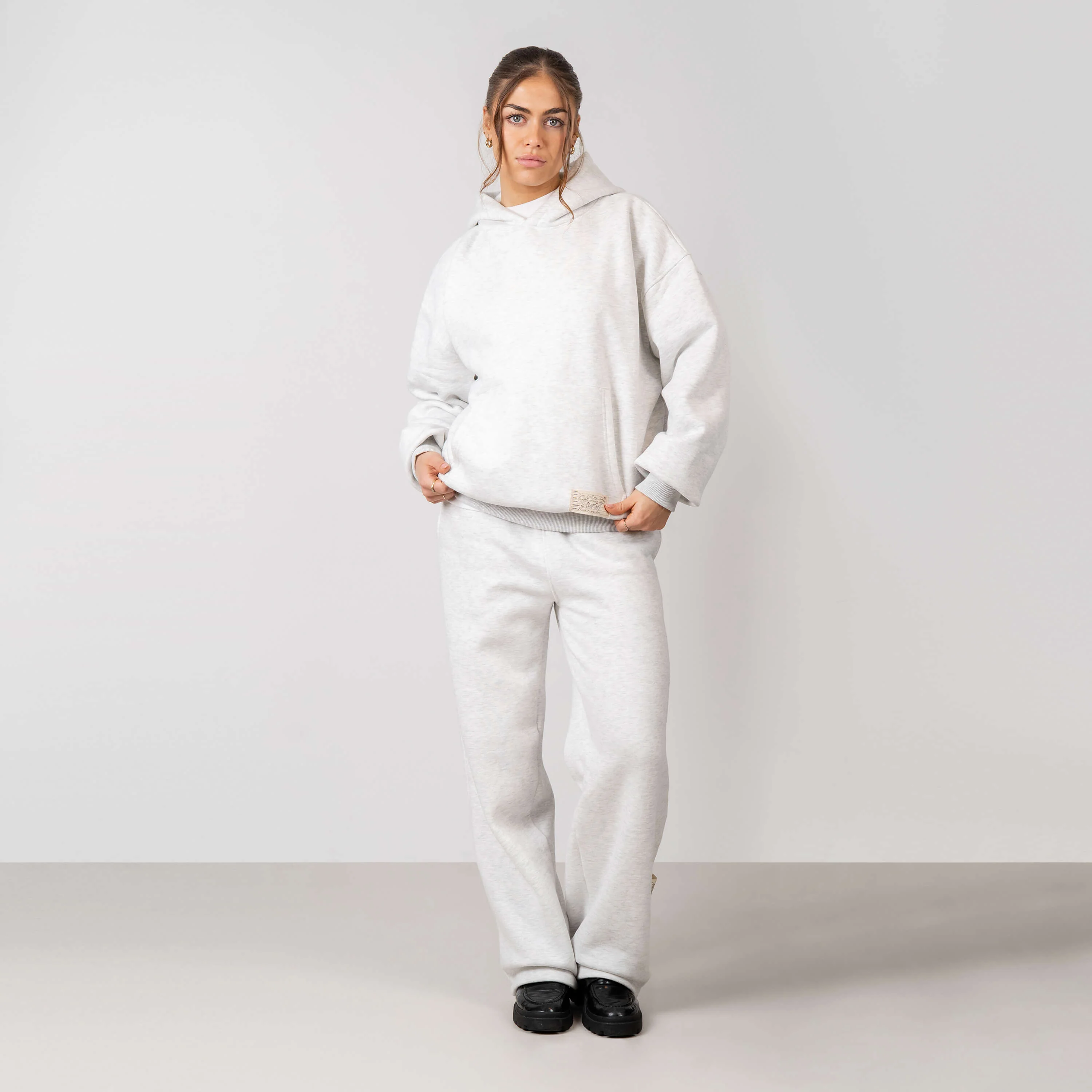 BLANK HOODIE | GREY MELEE - Image 4