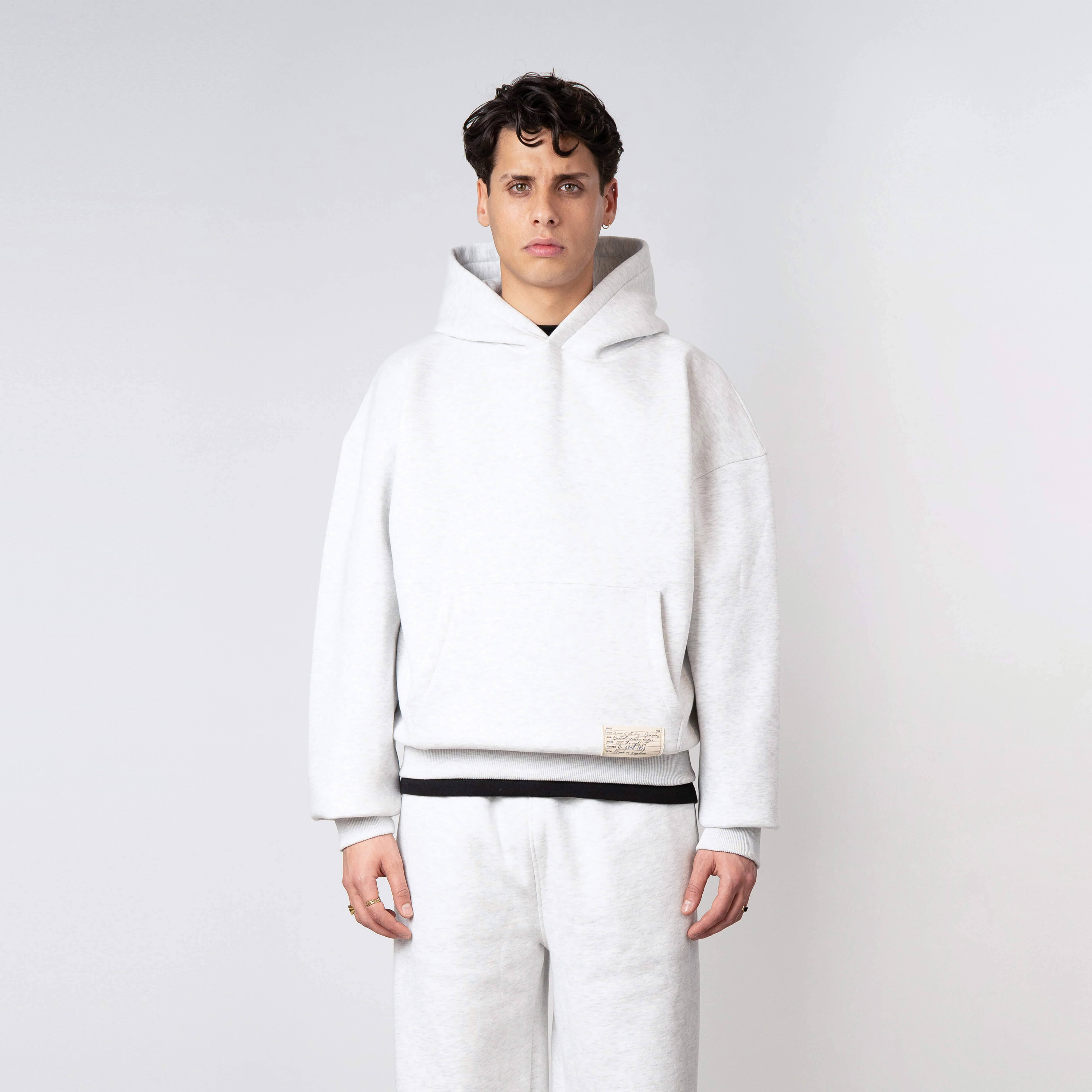 BLANK HOODIE | GREY MELEE - Image 6