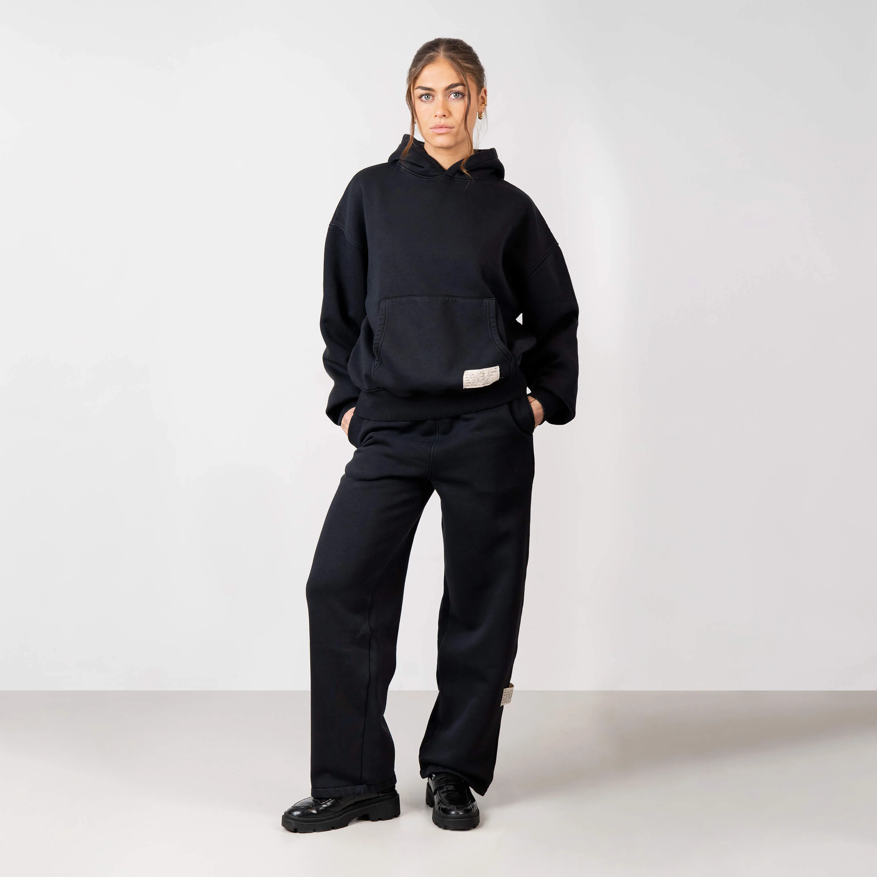 BLANK HOODIE | WASHED BLACK - Image 4