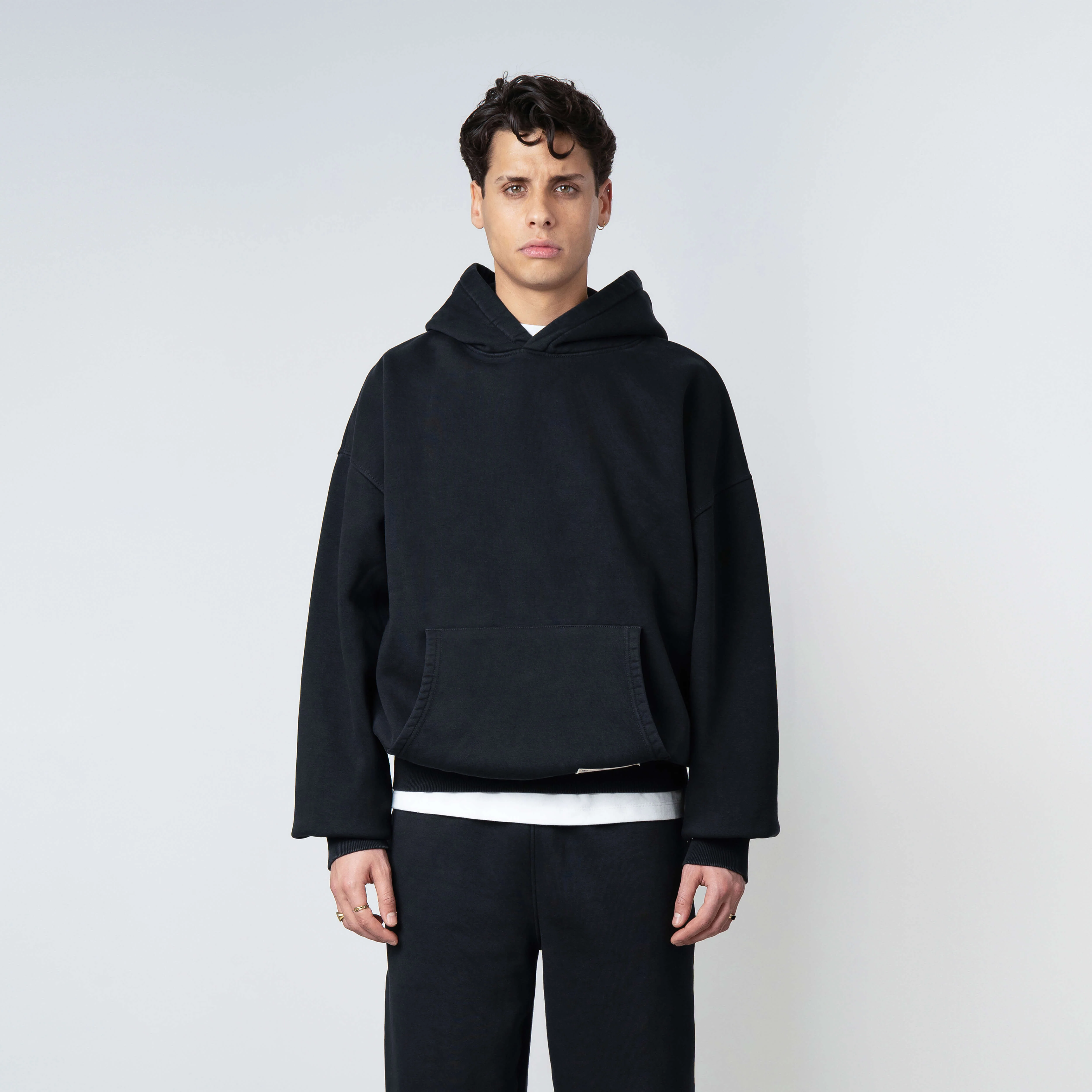 BLANK HOODIE | WASHED BLACK - Image 6