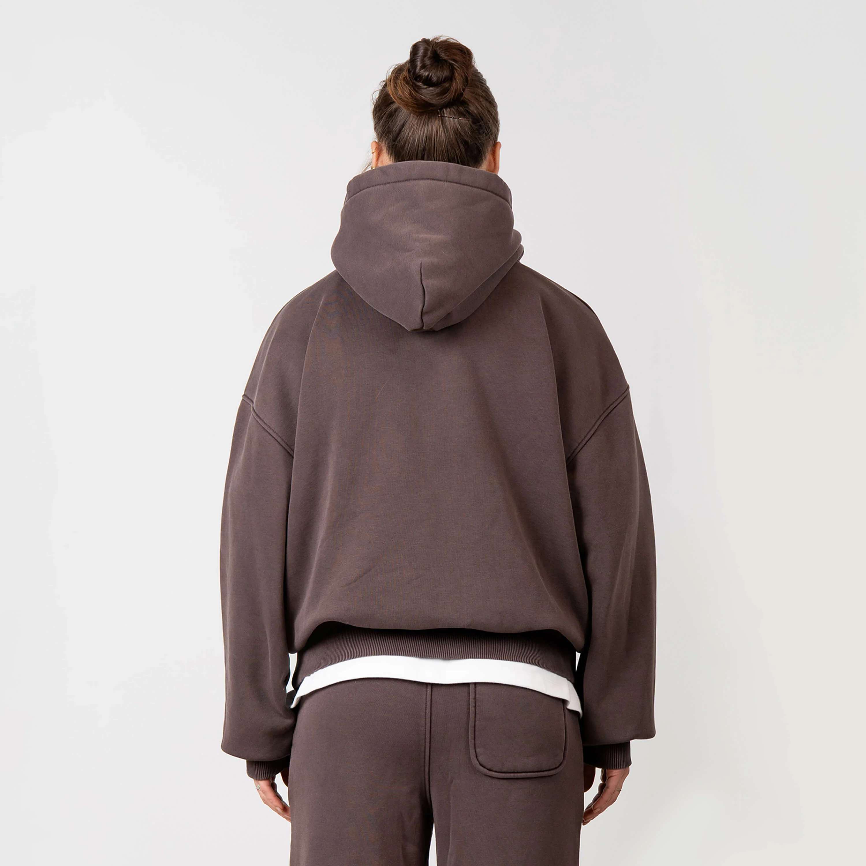 BLANK HOODIE | WASHED BROWN - Image 4