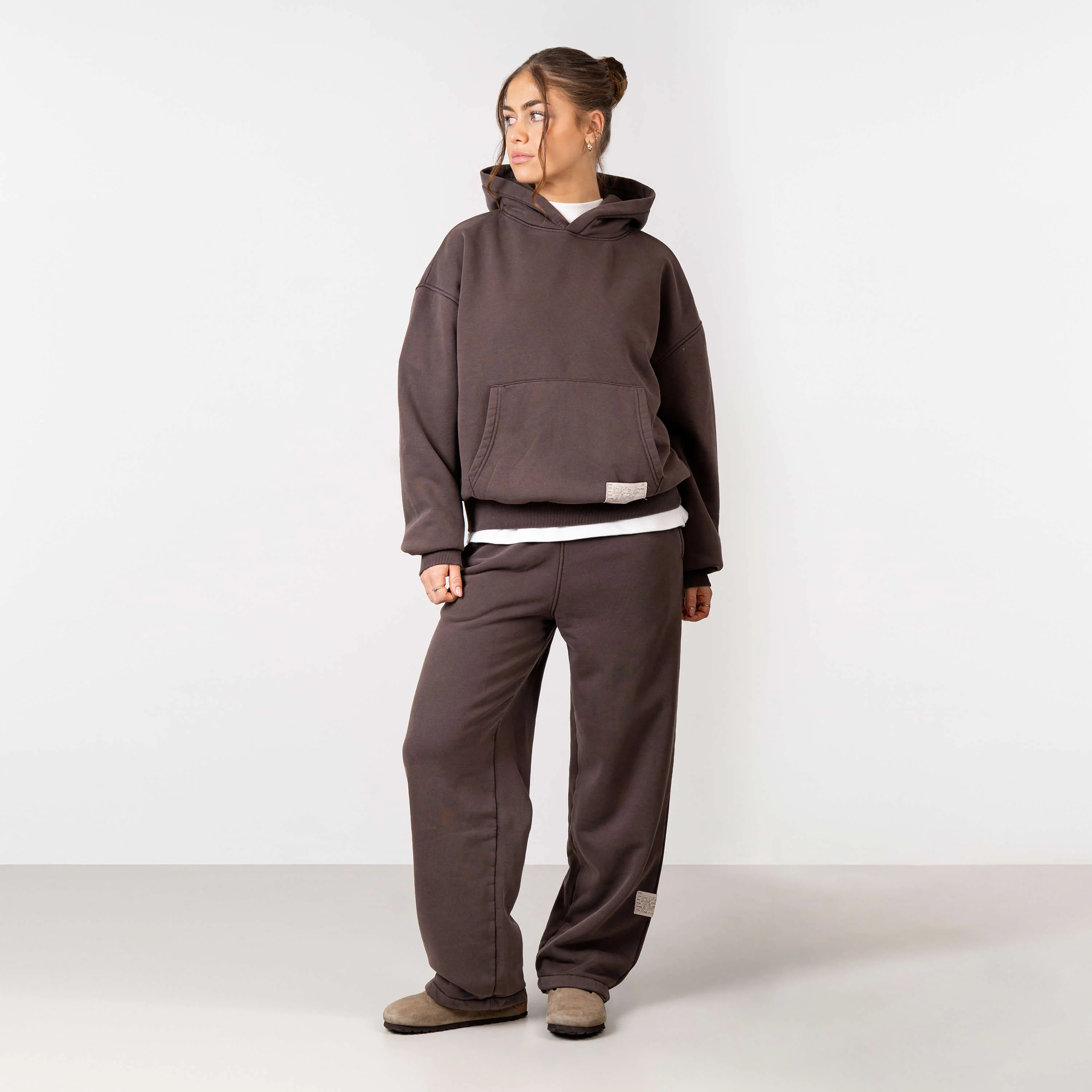 BLANK HOODIE | WASHED BROWN - Image 5