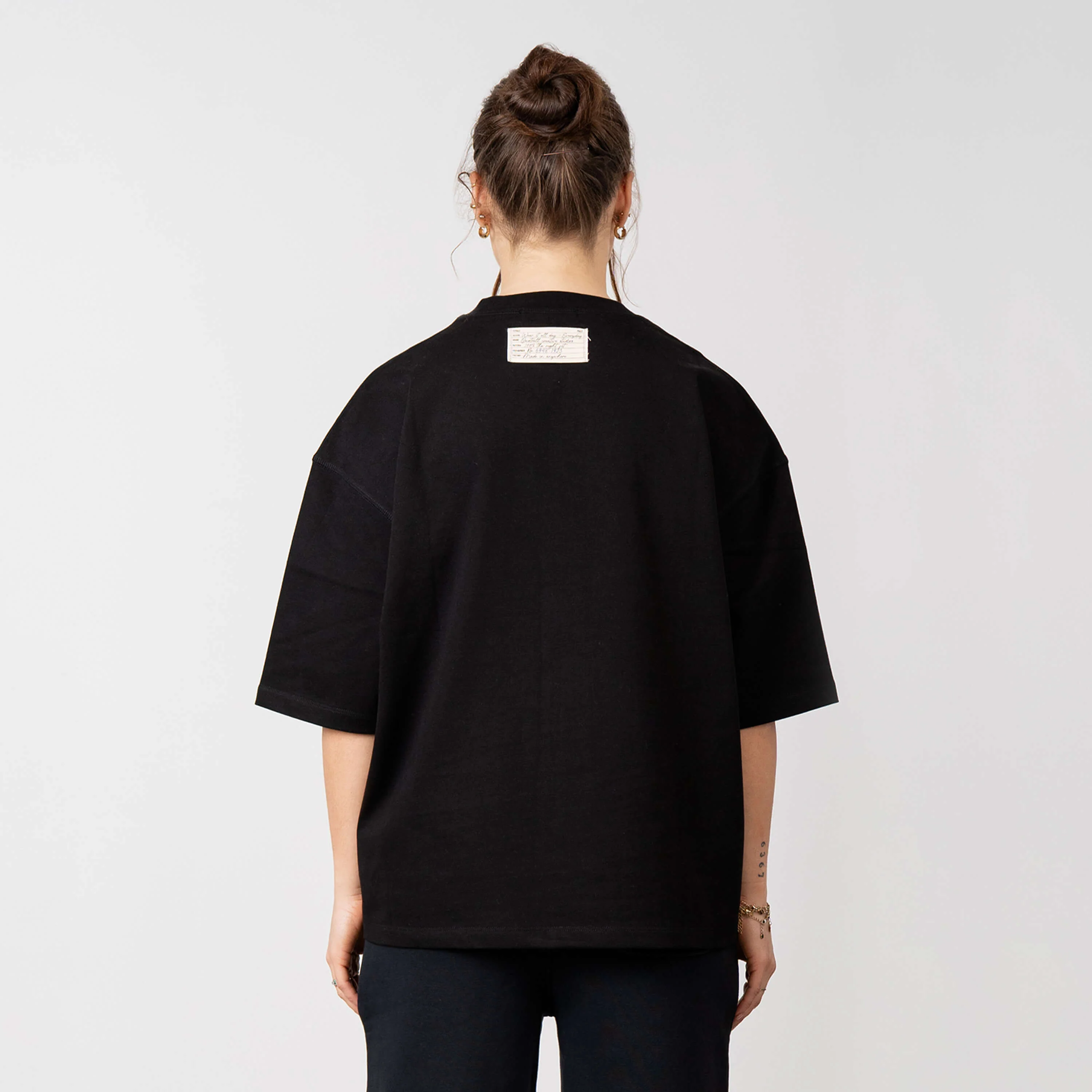 BLANK TEE | BLACK - Image 3