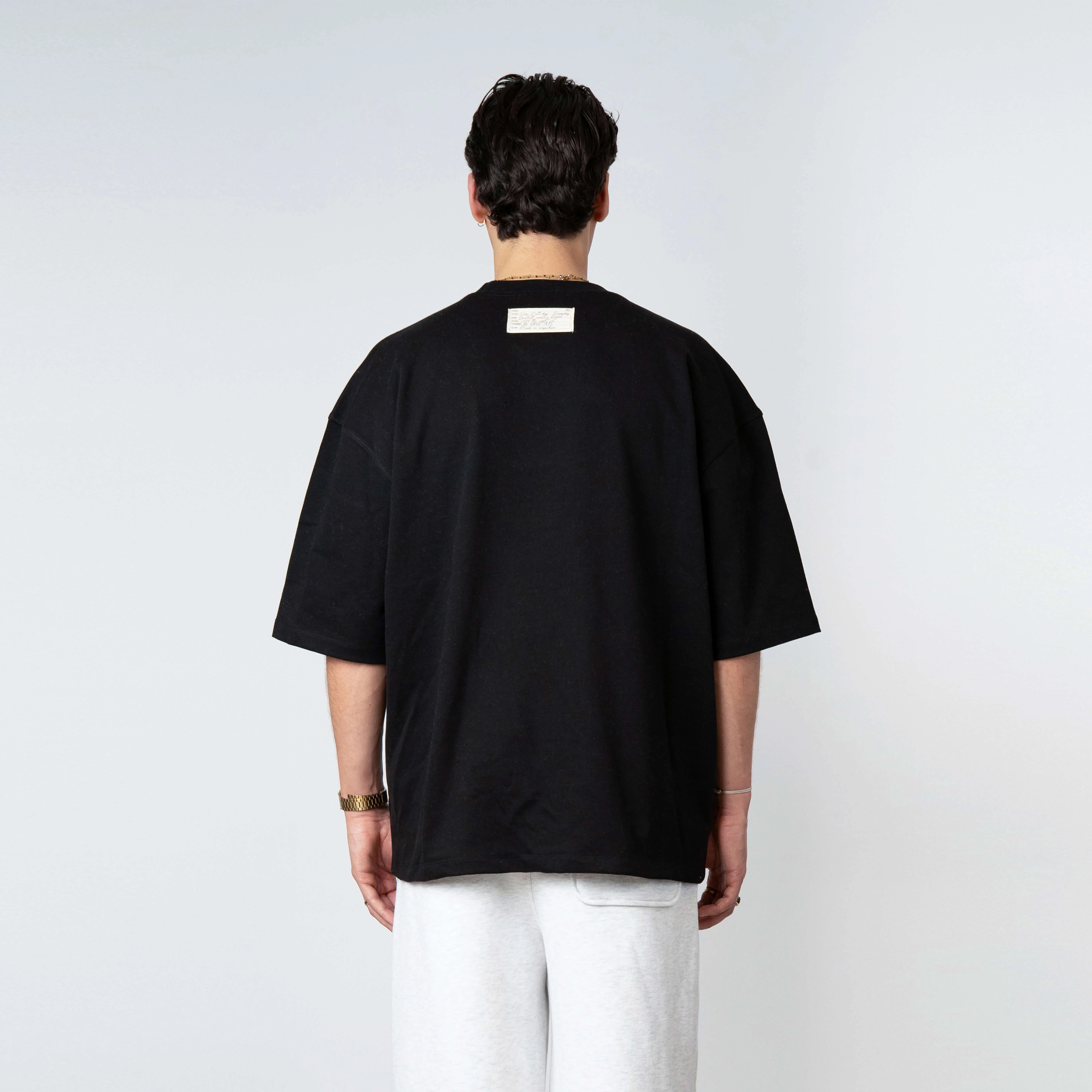 BLANK TEE | BLACK - Image 7