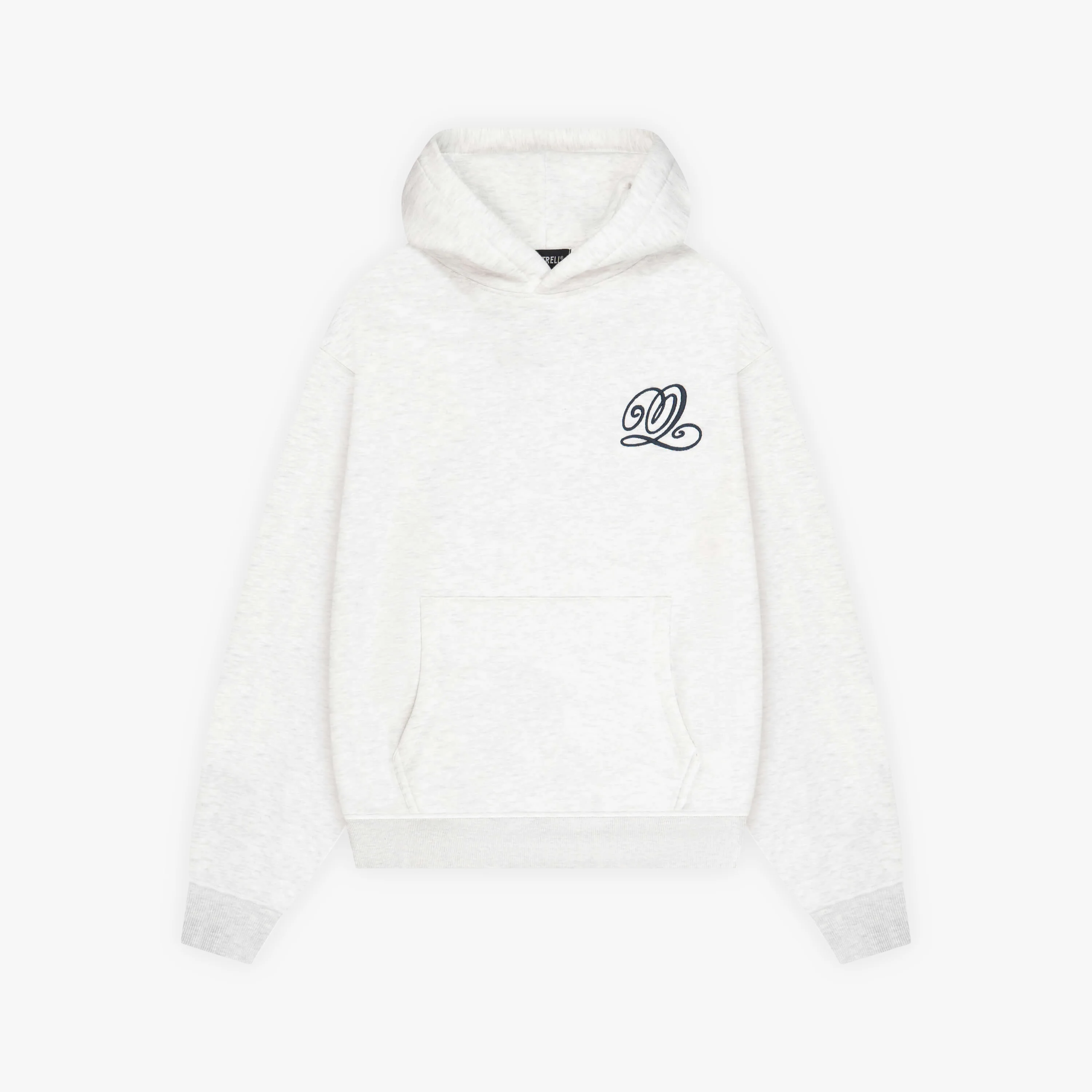 CHAIN HOODIE | LIGHT GREY MELEE/NAV - Image 10