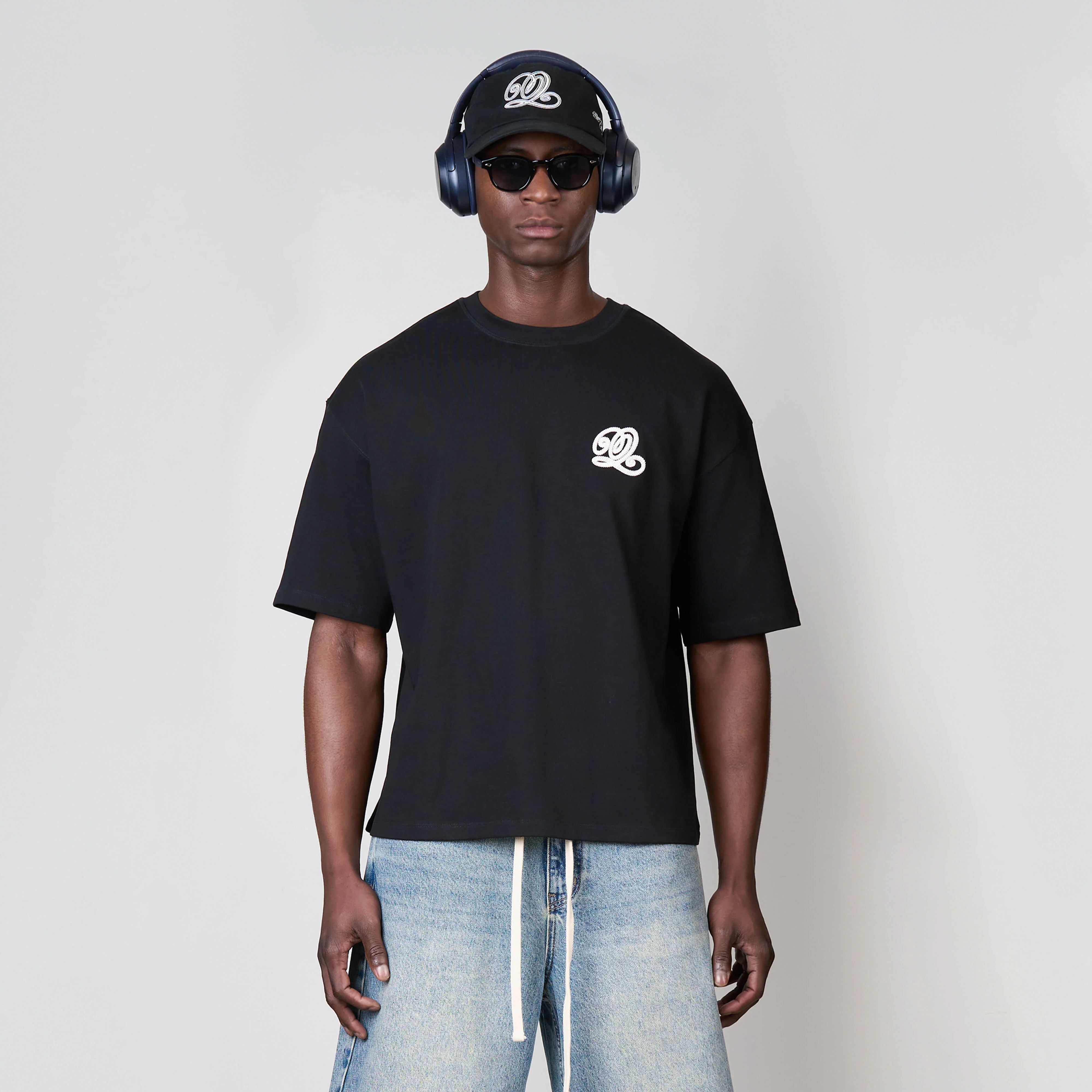 CHAIN TEE | BLACK/WHITE - Image 3