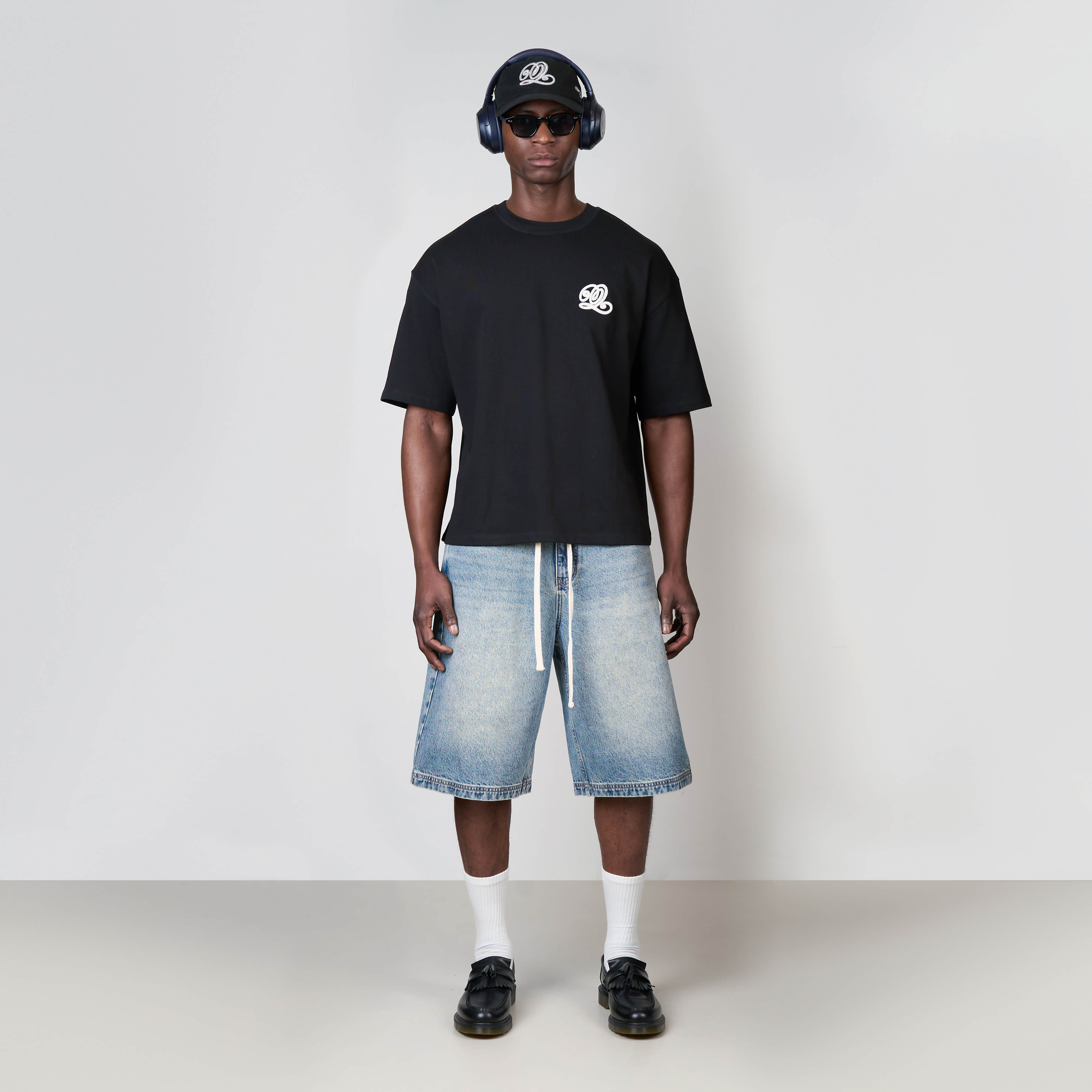 CHAIN TEE | BLACK/WHITE - Image 4
