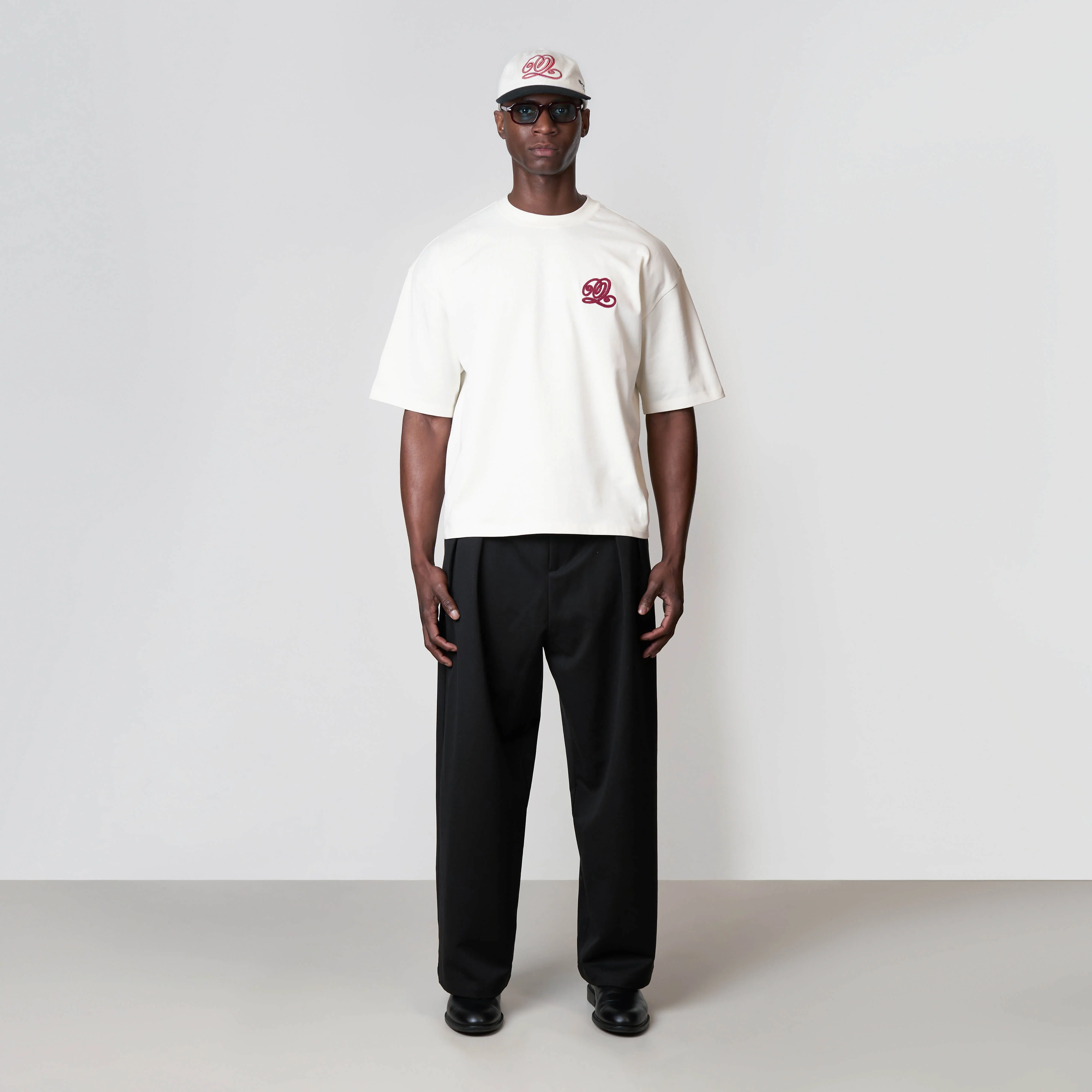 CHAIN TEE | OFF WHITE/RED - Image 4