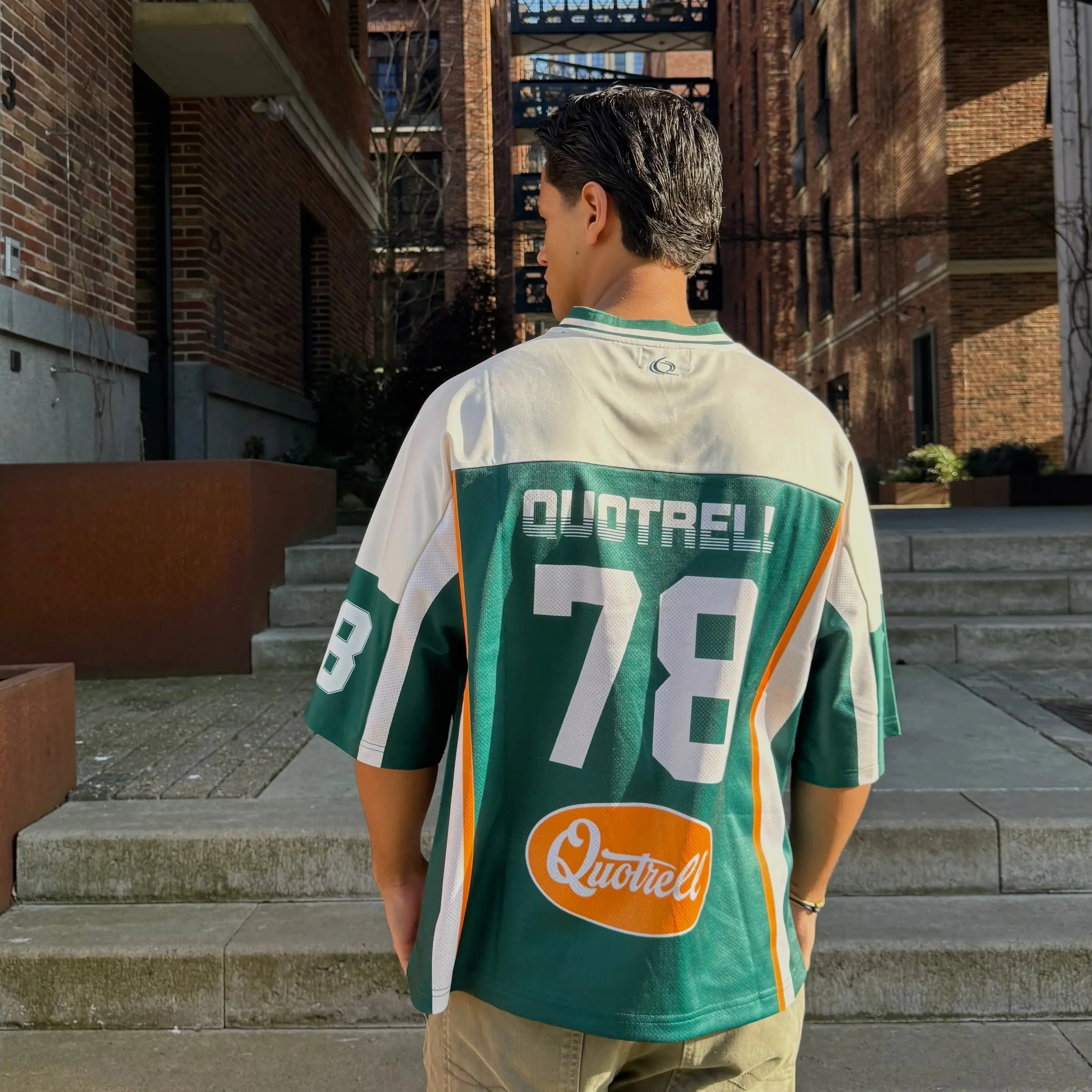 DARNELL MESH | PETROL/ORANGE - Image 7
