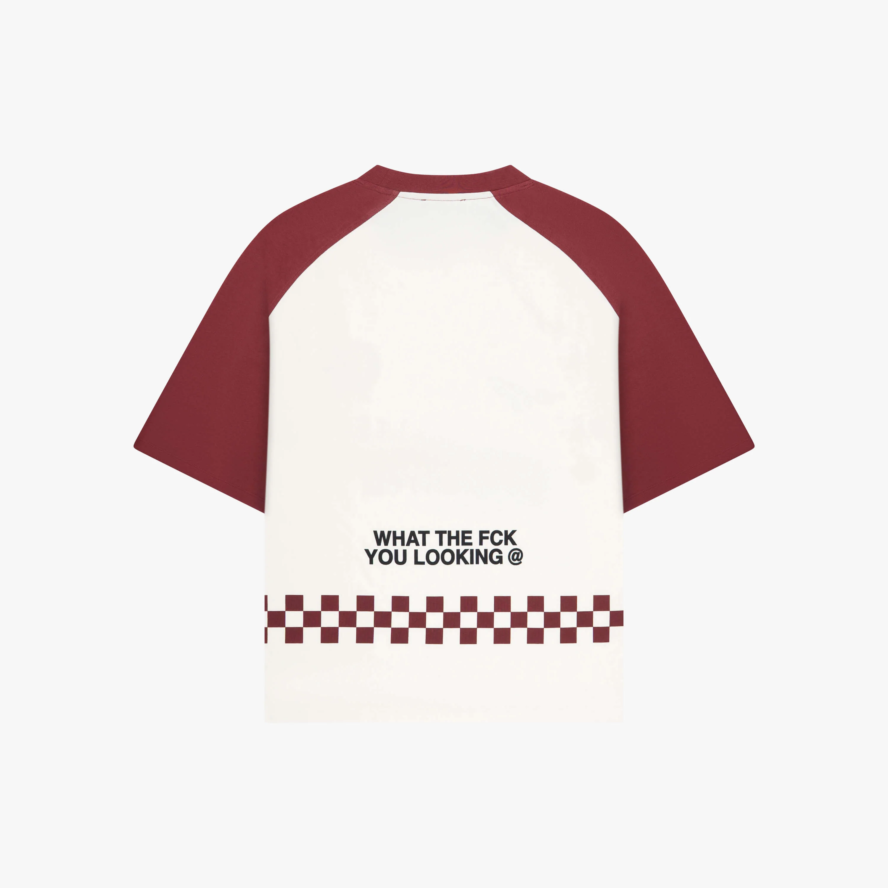 EMILIO BOXY TEE | OFF WHITE/RED - Image 10