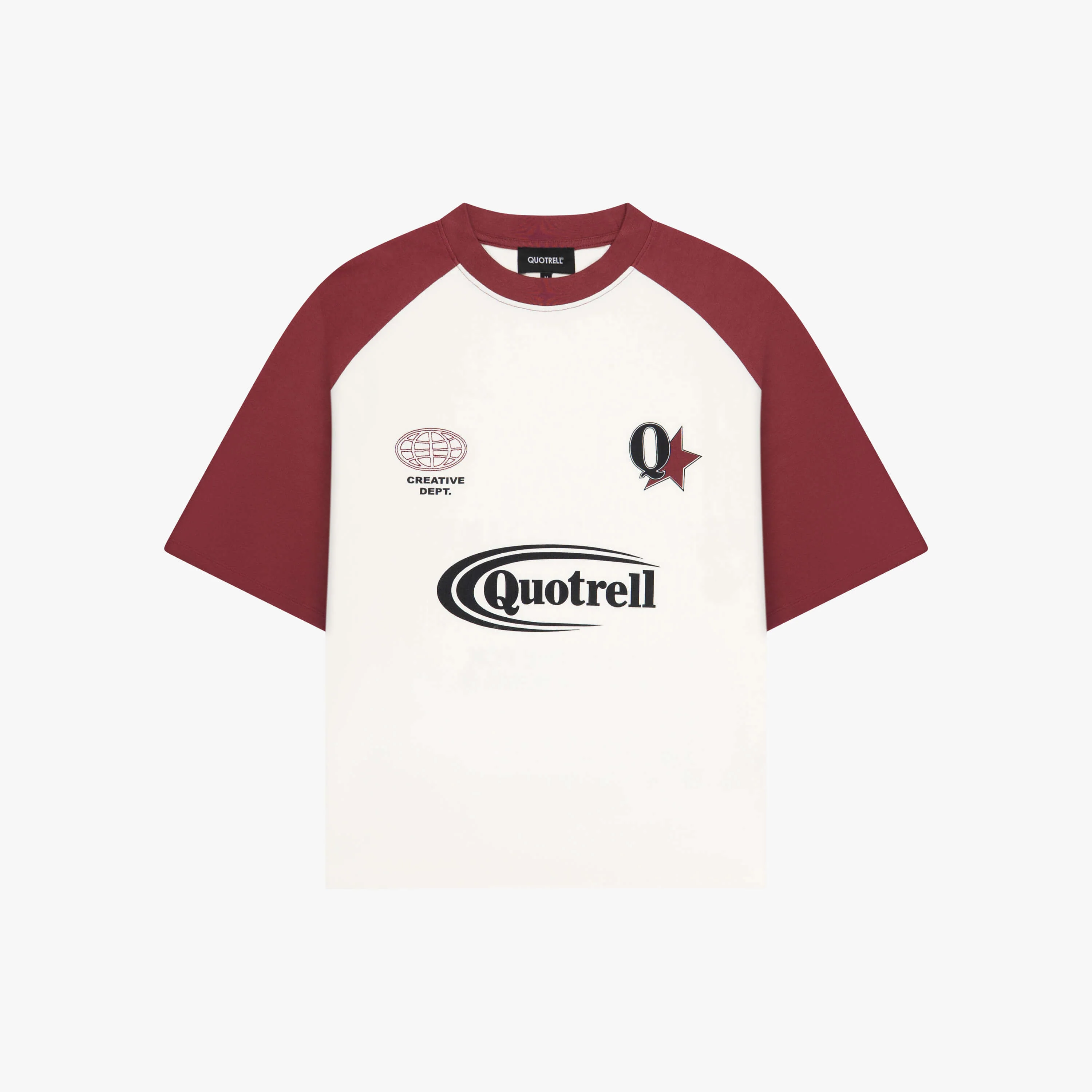 EMILIO BOXY TEE | OFF WHITE/RED - Image 11