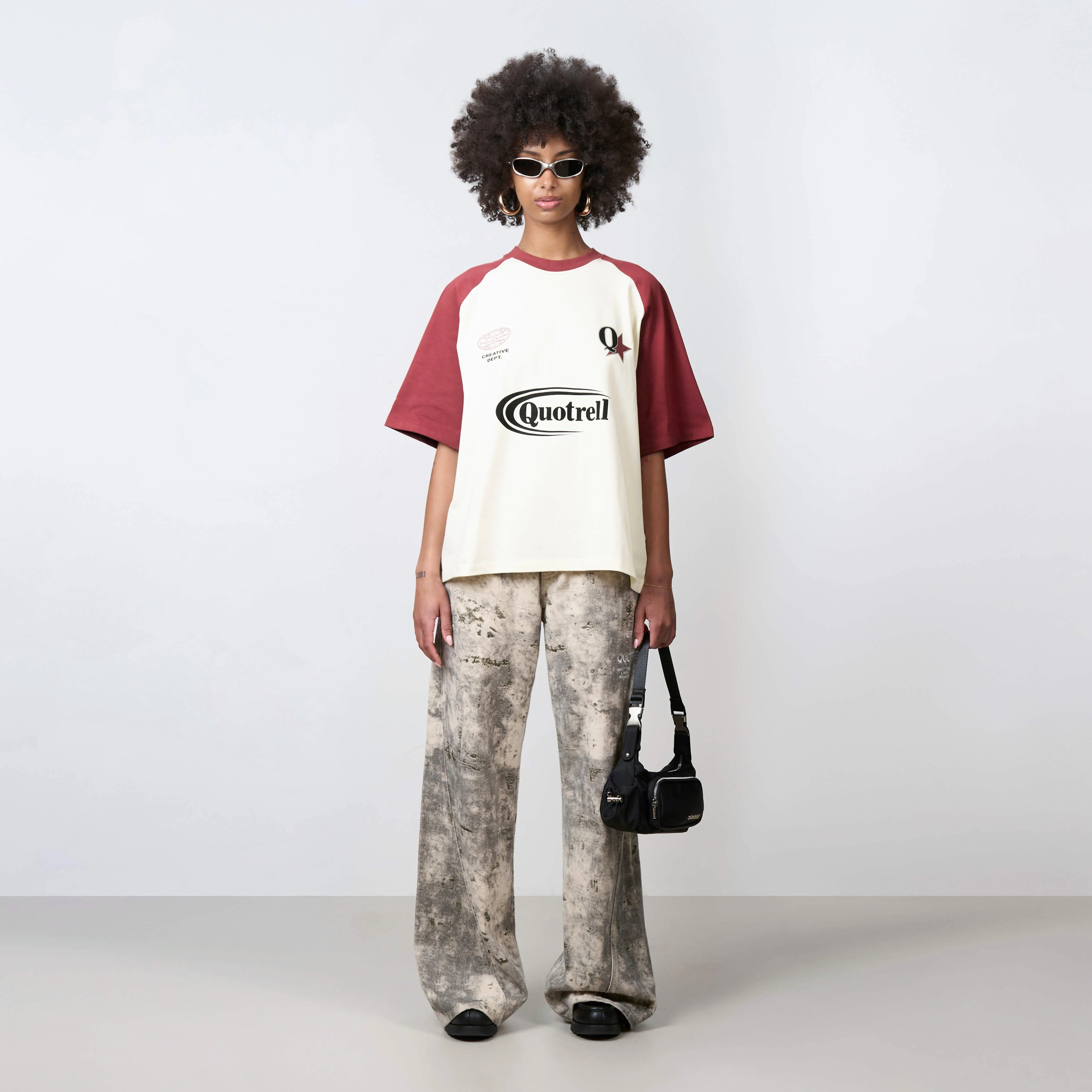 EMILIO BOXY TEE | OFF WHITE/RED - Image 4