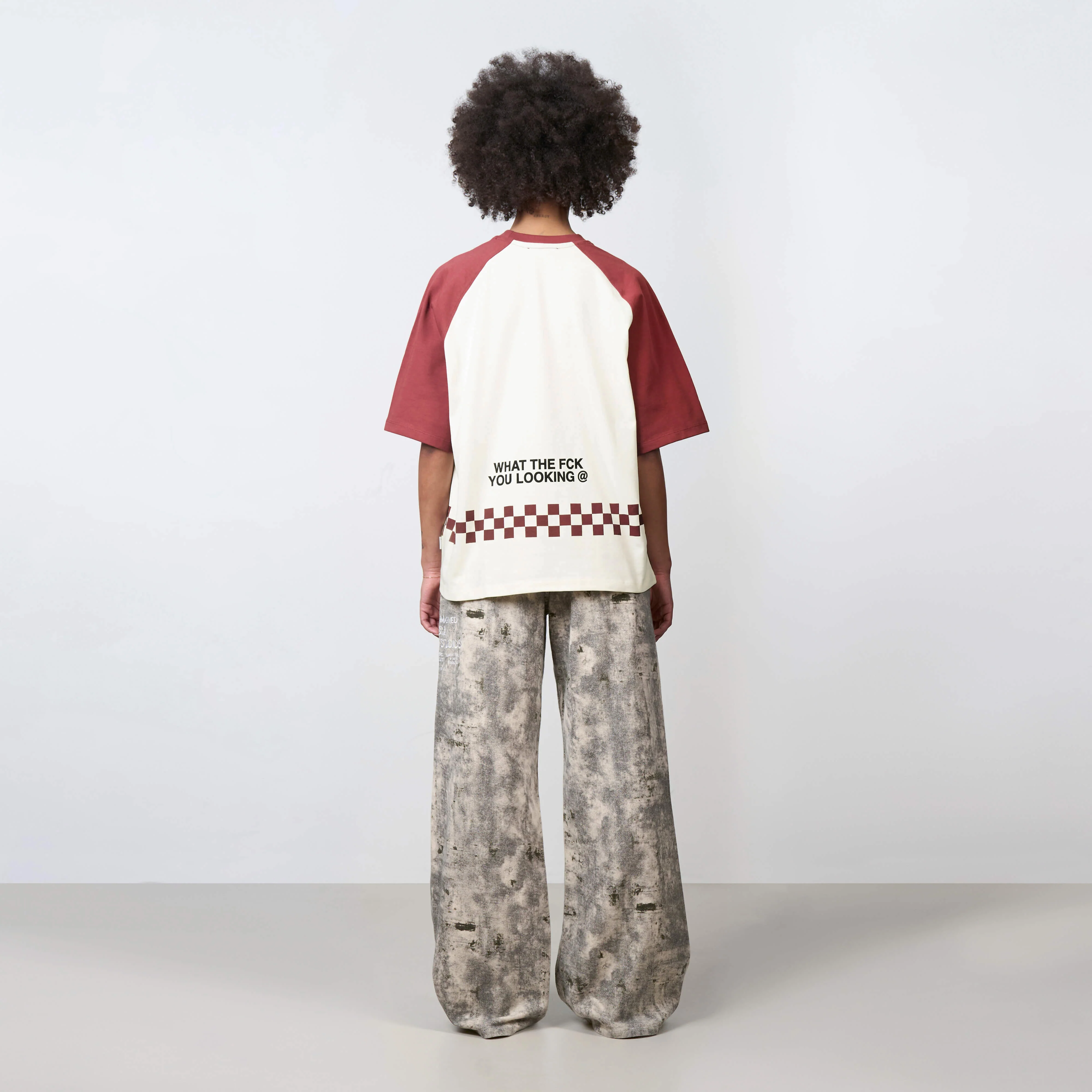 EMILIO BOXY TEE | OFF WHITE/RED - Image 5