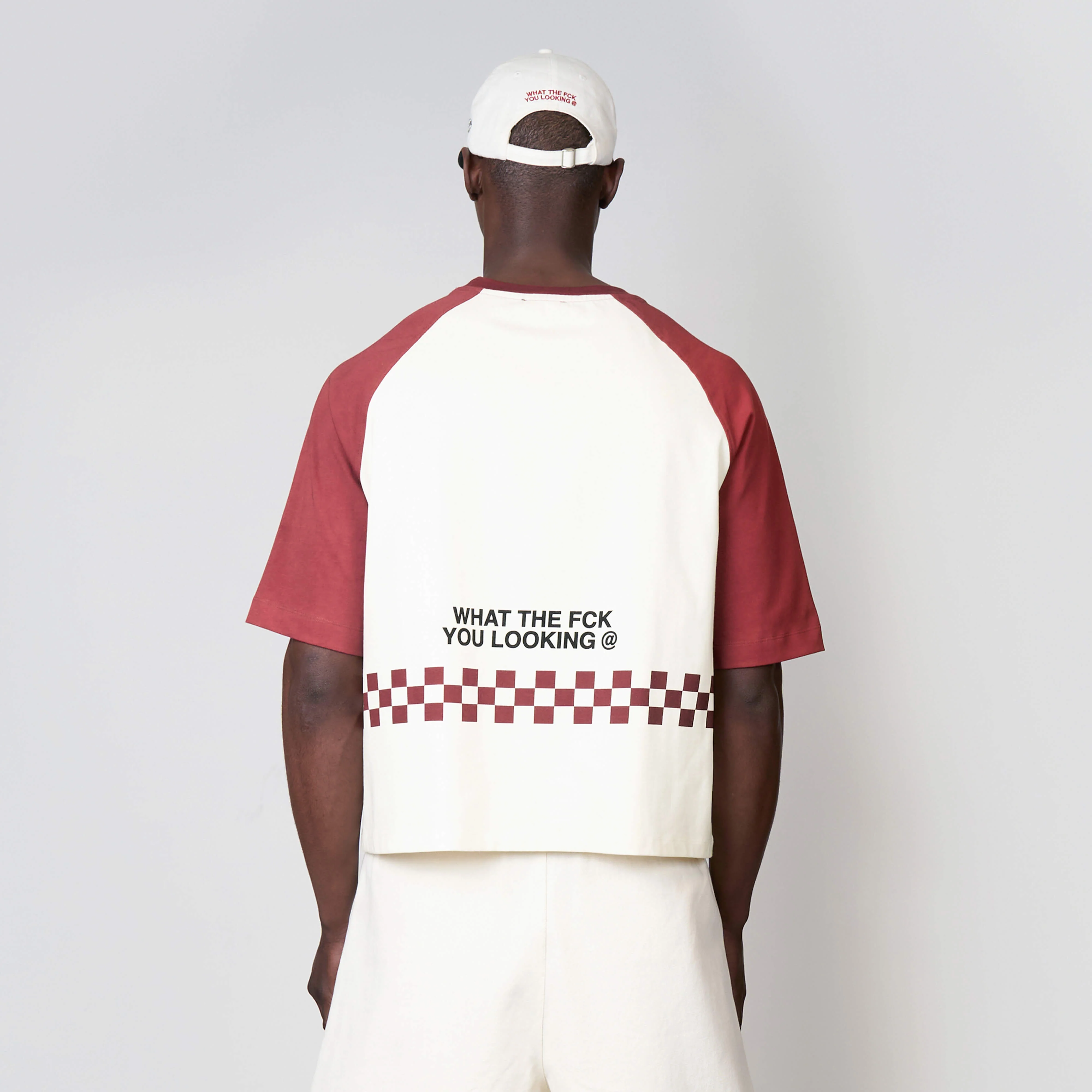 EMILIO BOXY TEE | OFF WHITE/RED - Image 7