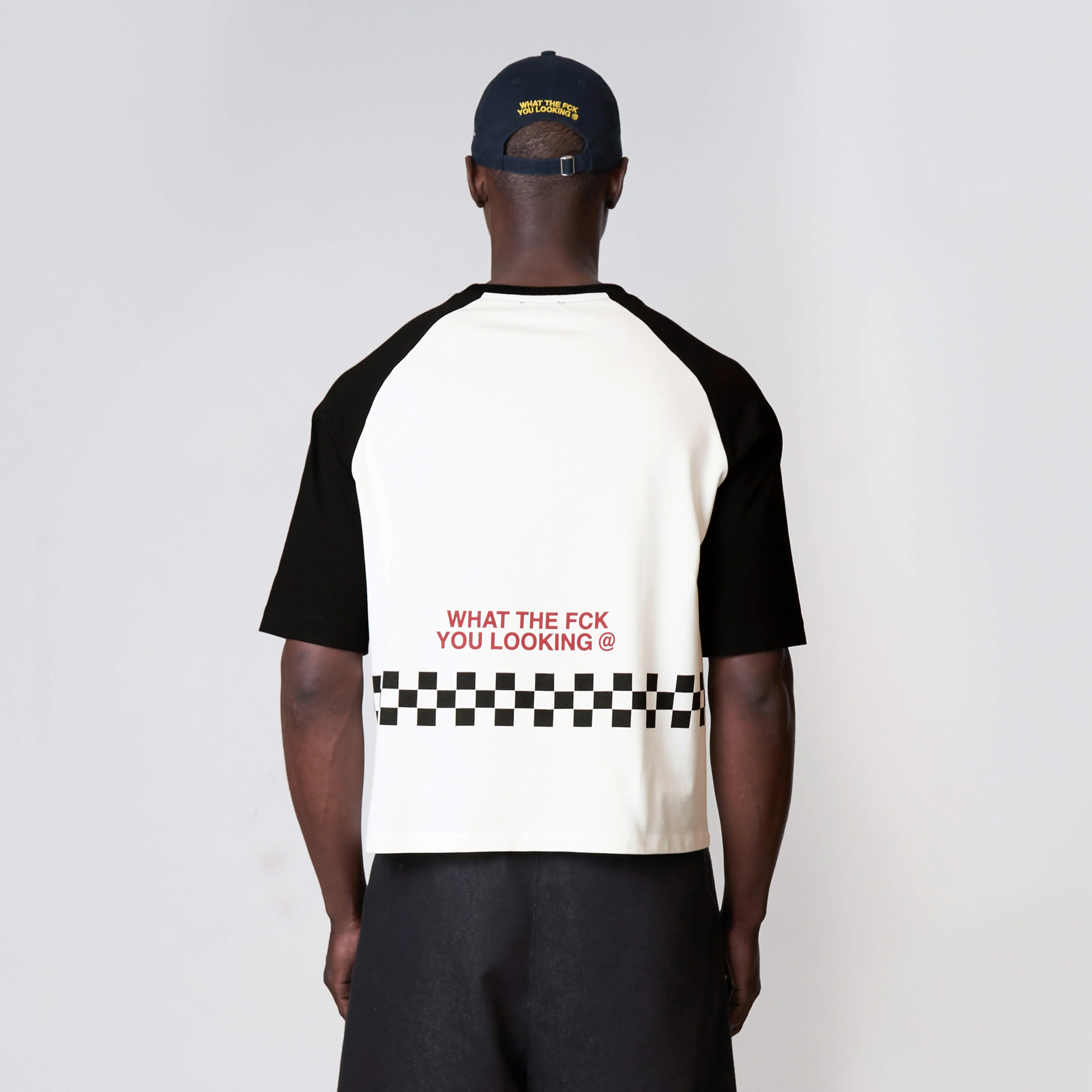 EMILIO BOXY TEE | WHITE/BLACK - Image 6