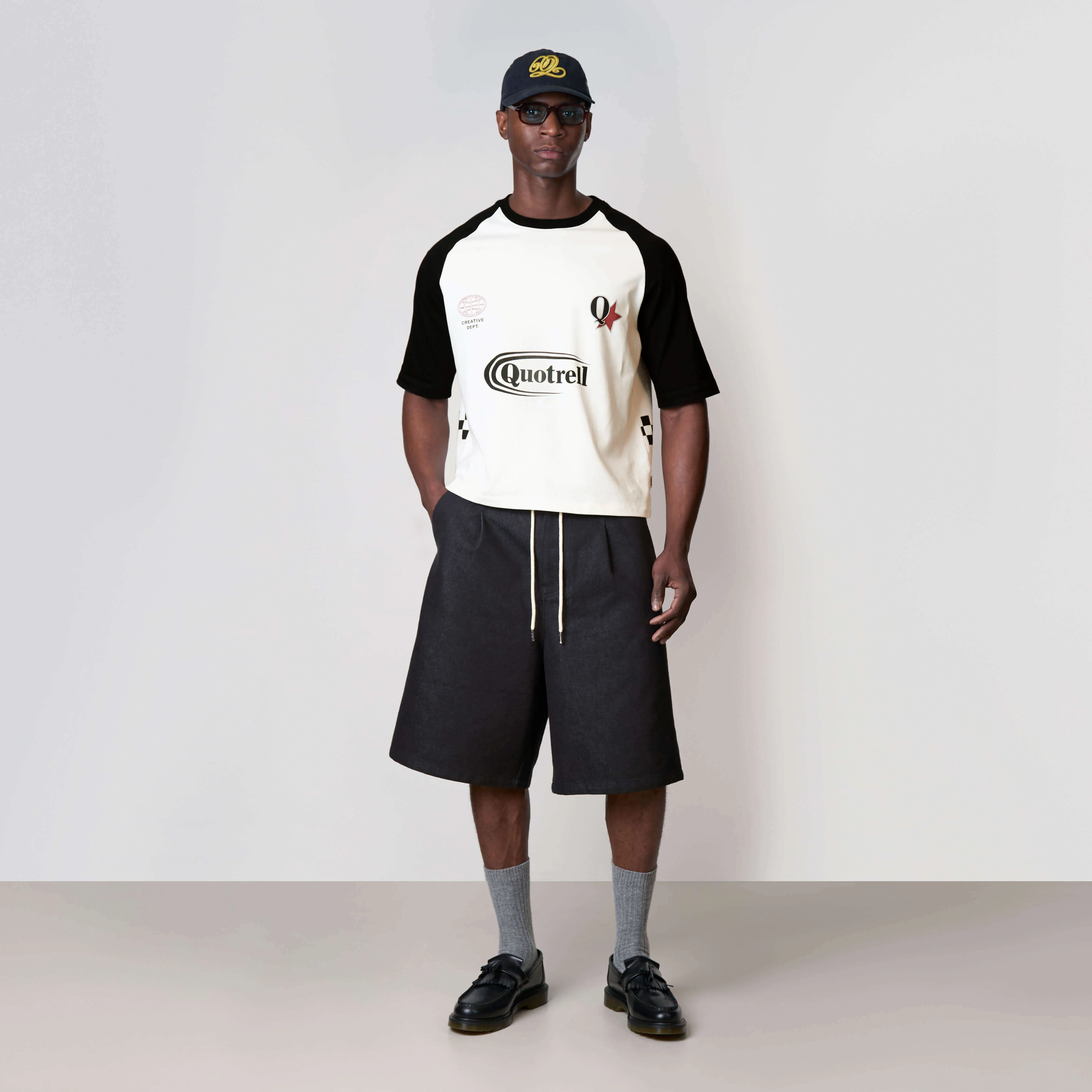 EMILIO BOXY TEE | WHITE/BLACK - Image 7