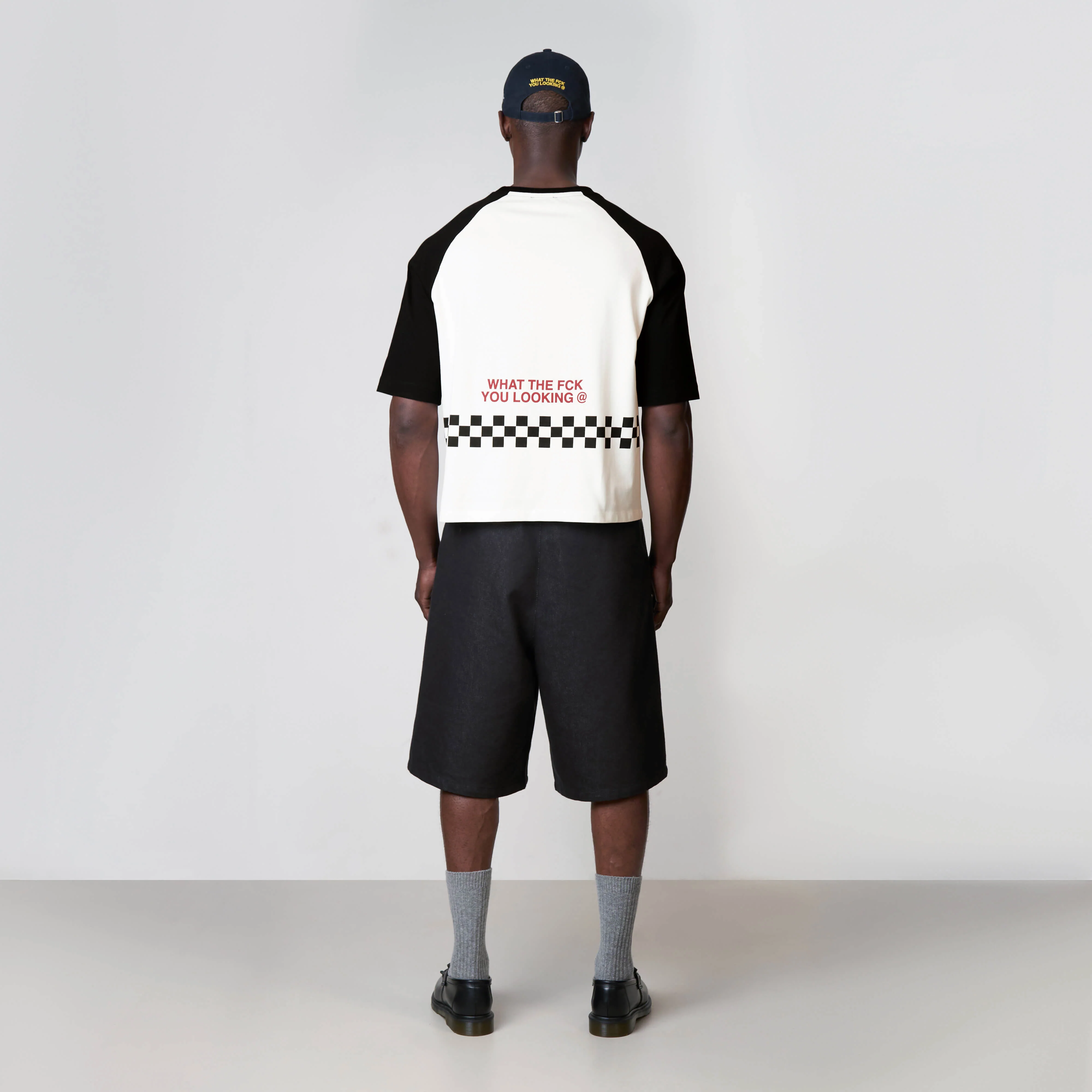 EMILIO BOXY TEE | WHITE/BLACK - Image 8
