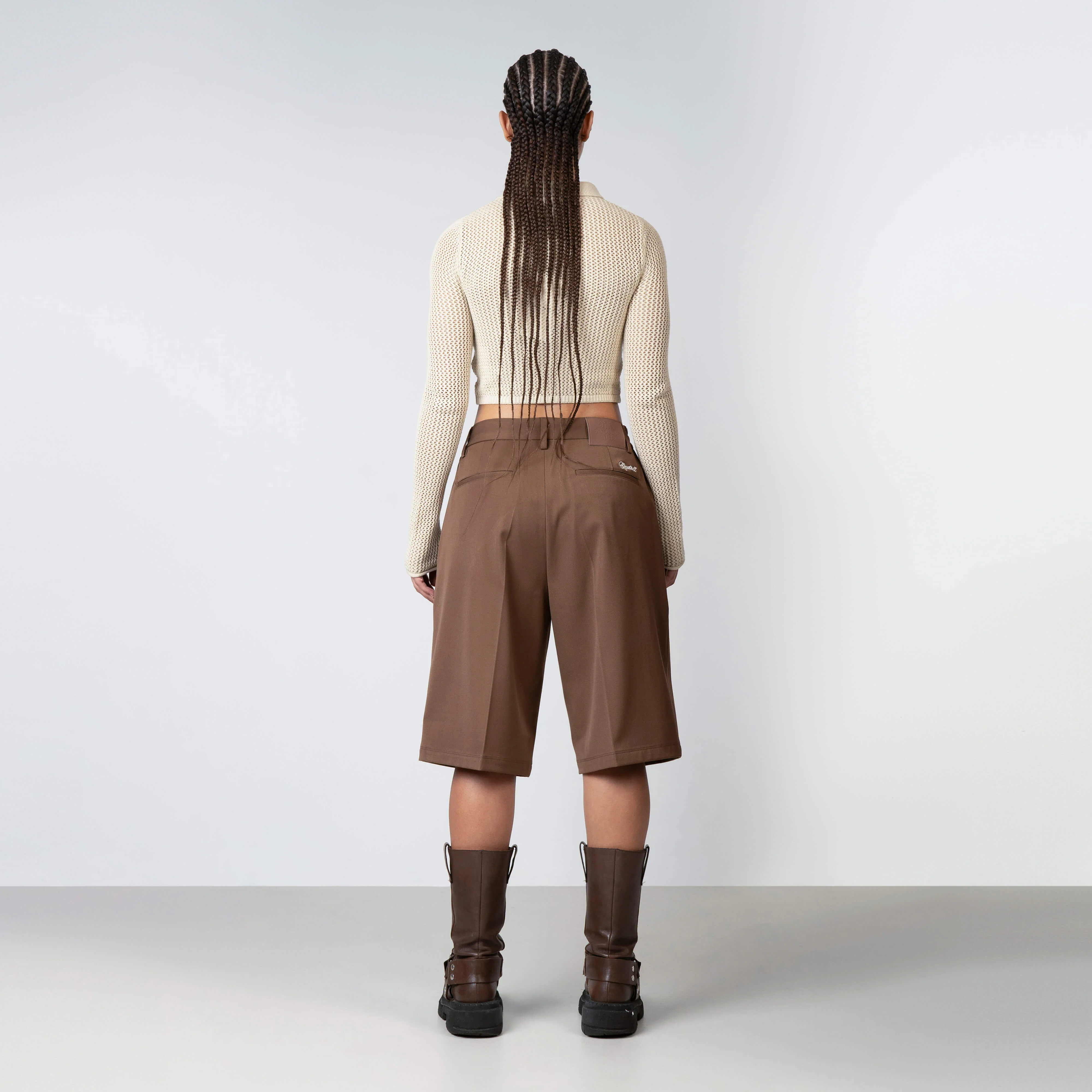 GIA KNITTED ZIP TOP | ECRU - Image 5