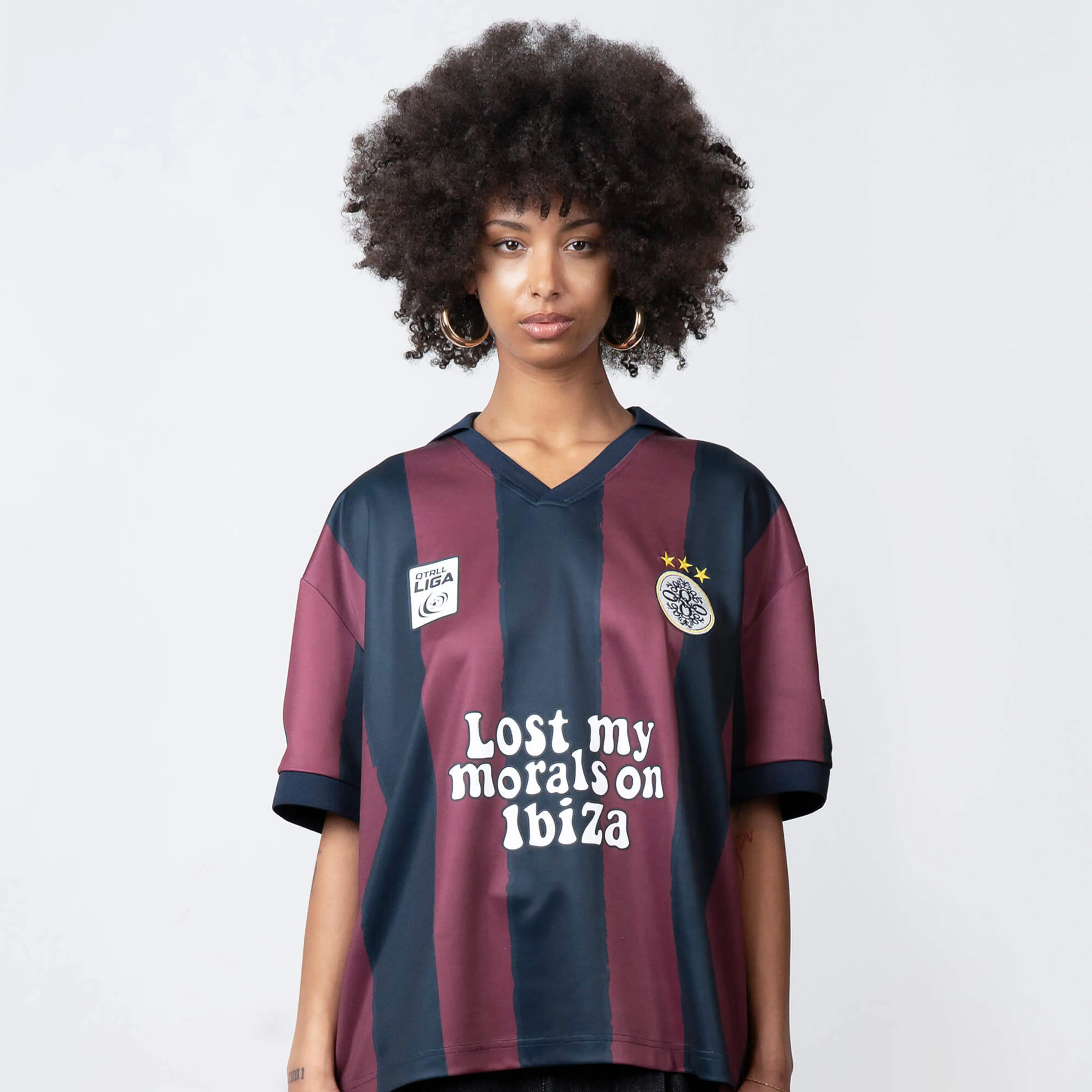 IBIZA JERSEY | BORDEAUX/NAVY - Image 5