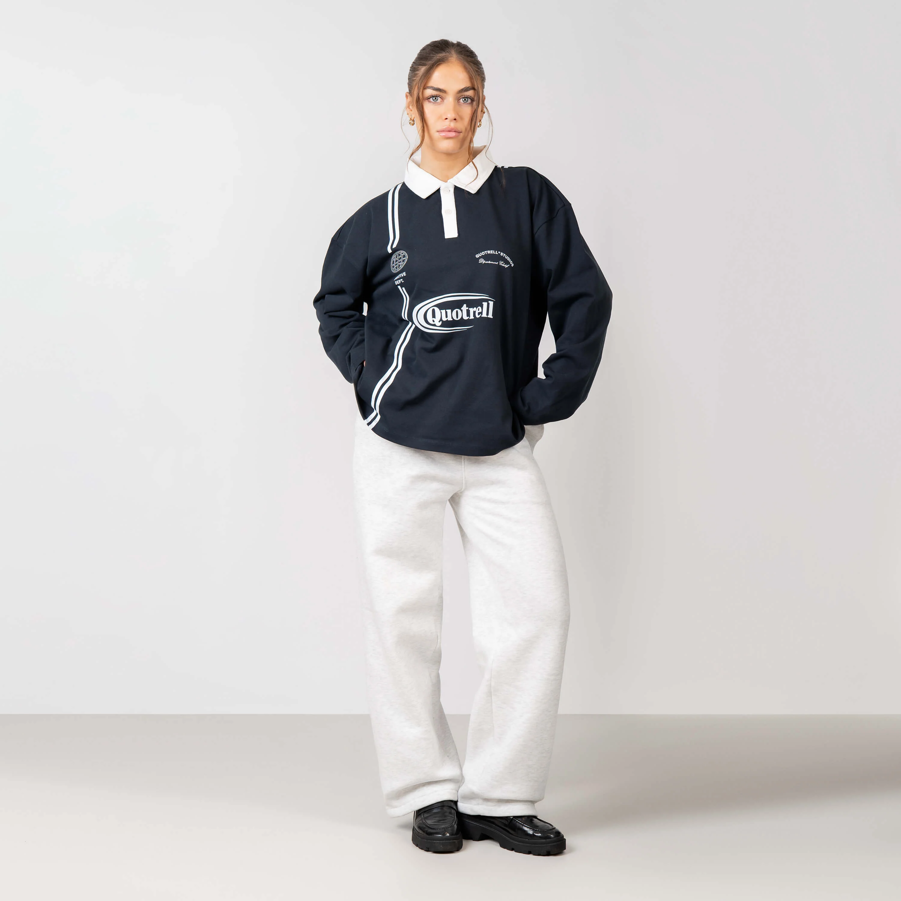 JAMESON LONGSLEEVE | NAVY/WHITE - Image 4