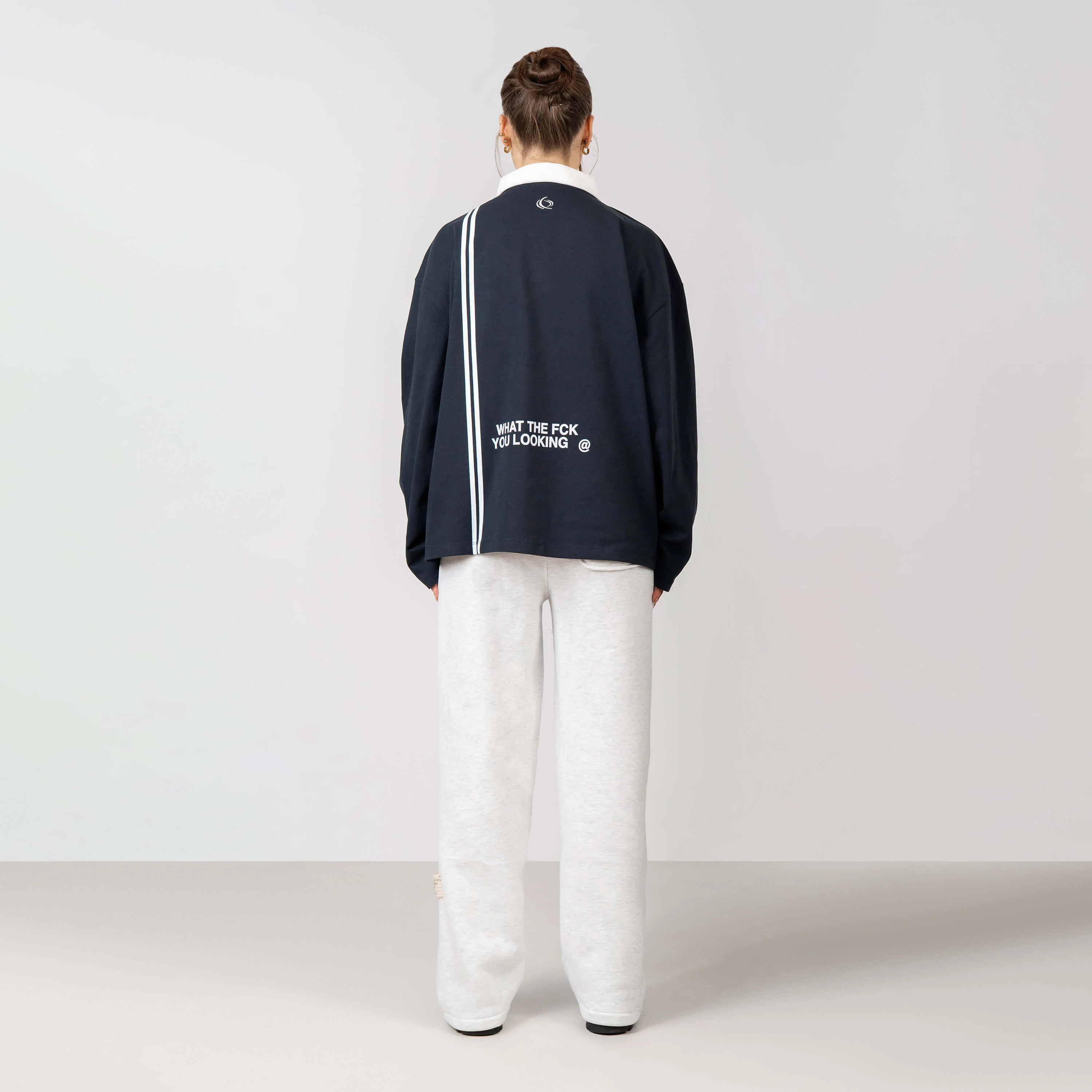 JAMESON LONGSLEEVE | NAVY/WHITE - Image 5