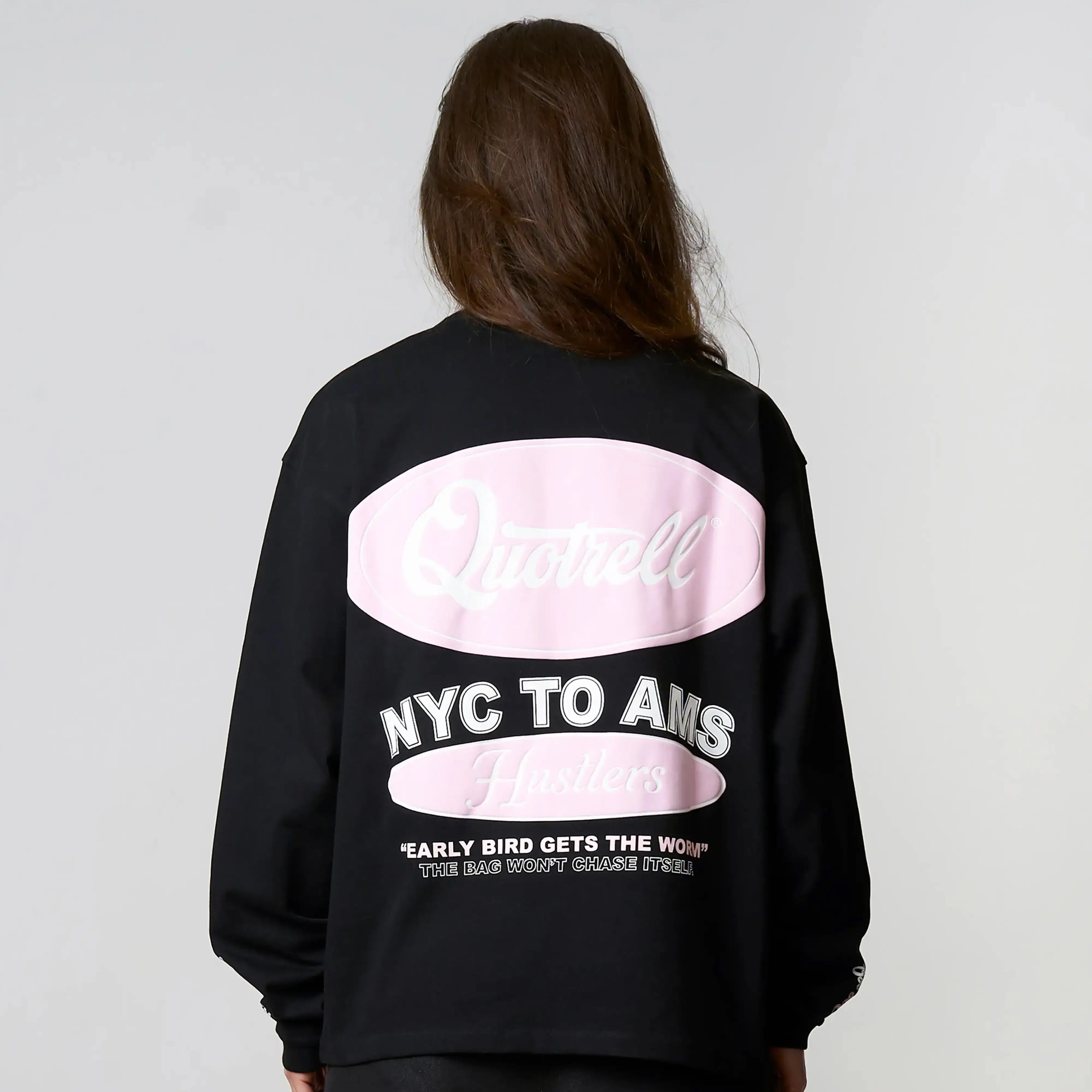 LOUIS LONGSLEEVE | BLACK/PINK - Image 3