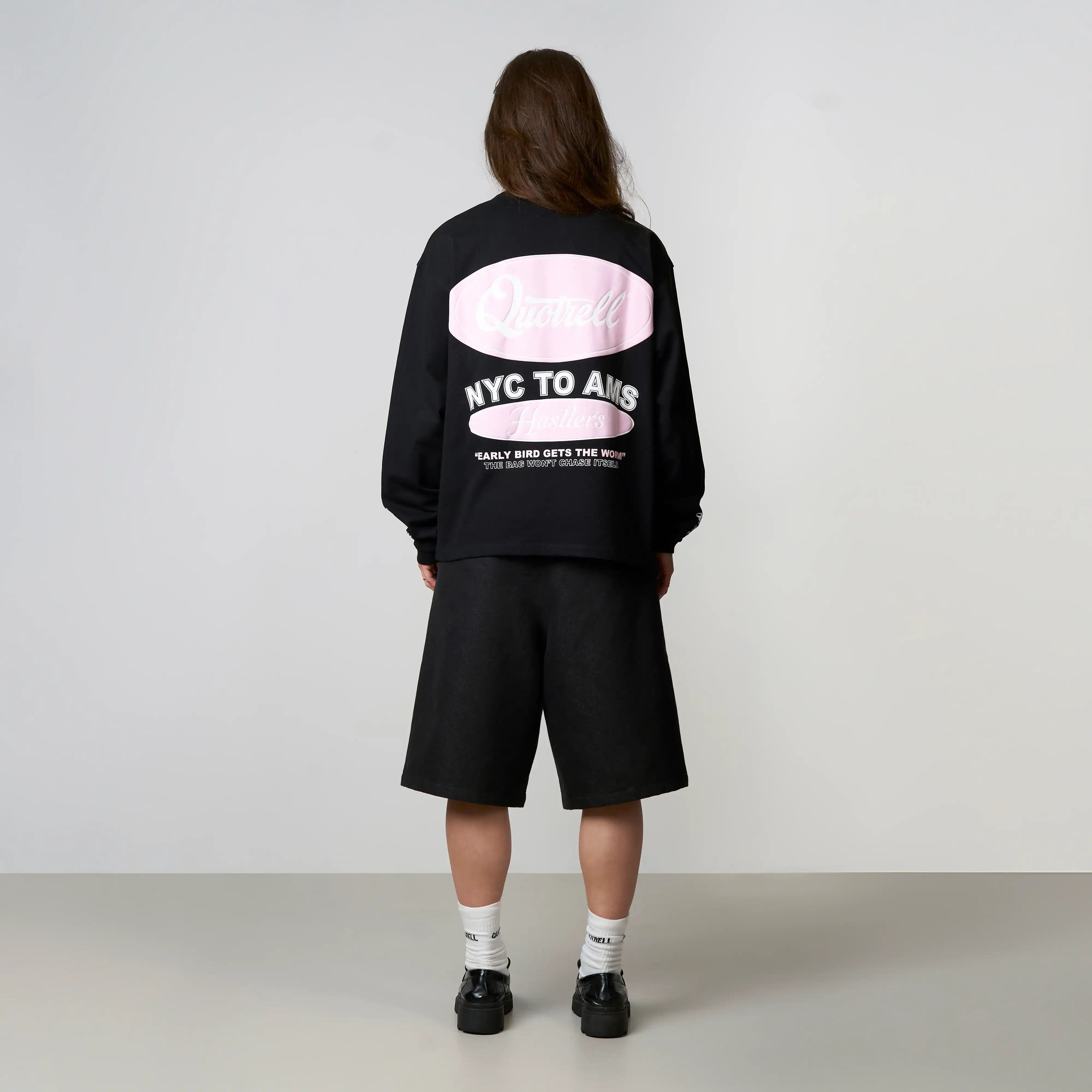 LOUIS LONGSLEEVE | BLACK/PINK - Image 5