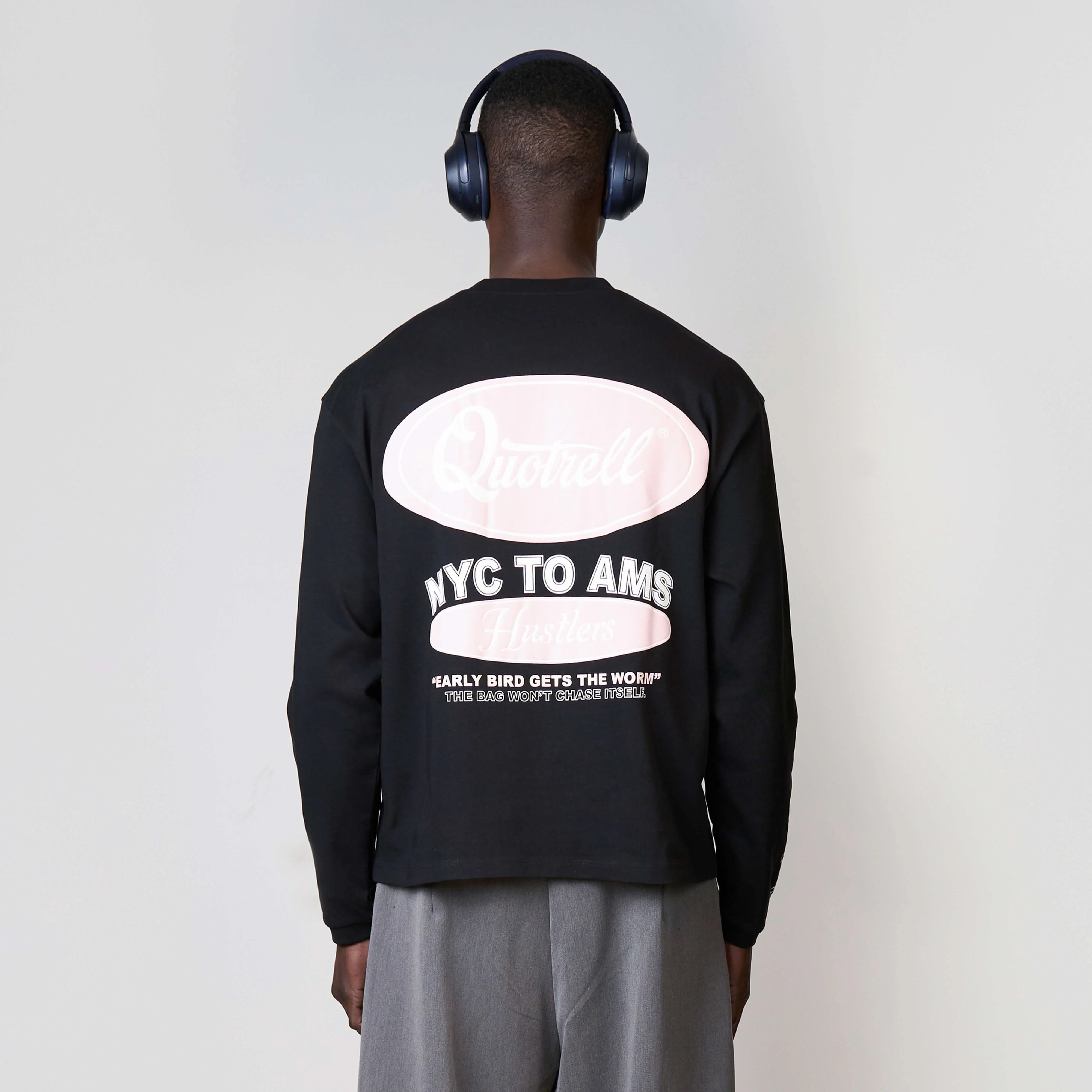 LOUIS LONGSLEEVE | BLACK/PINK - Image 6