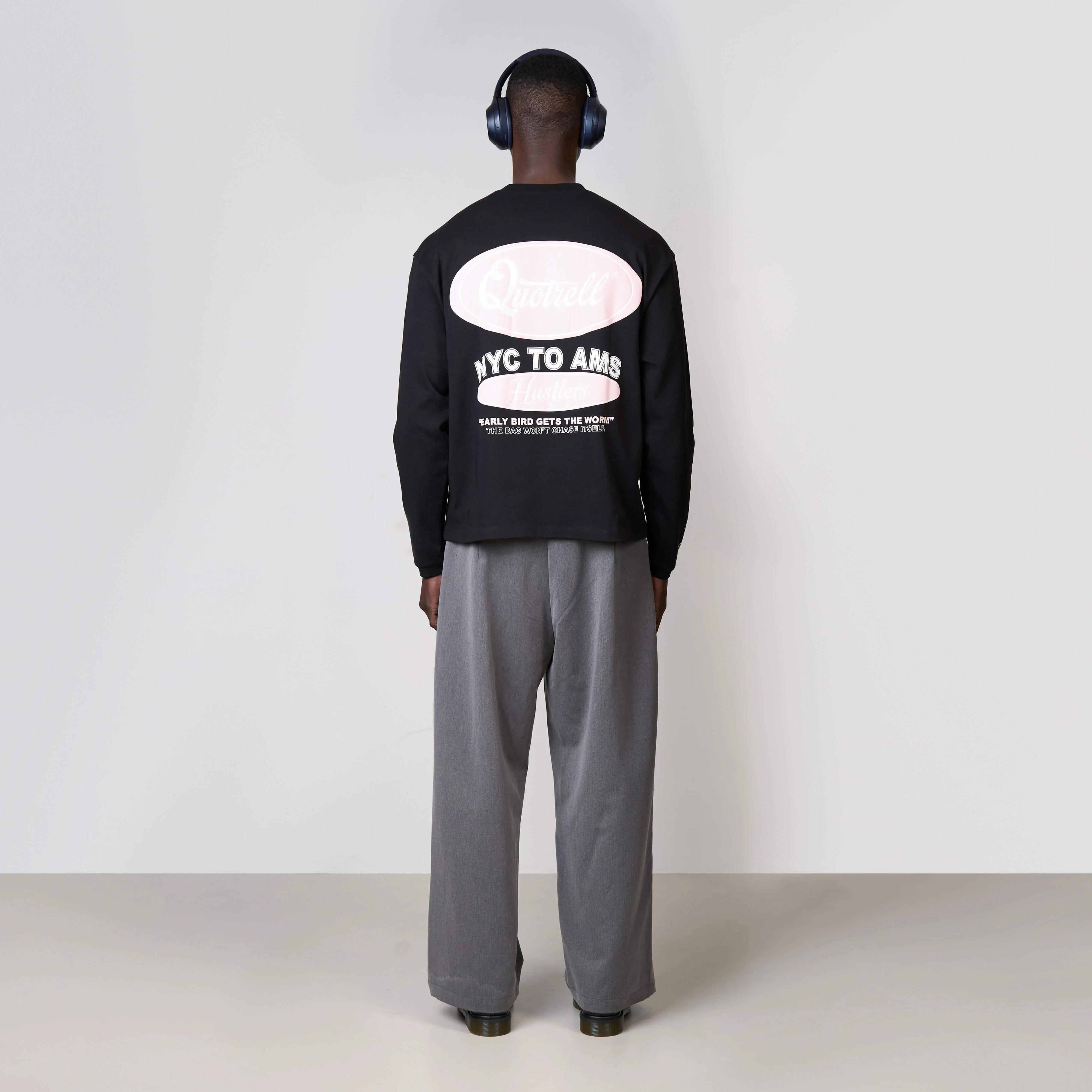 LOUIS LONGSLEEVE | BLACK/PINK - Image 9