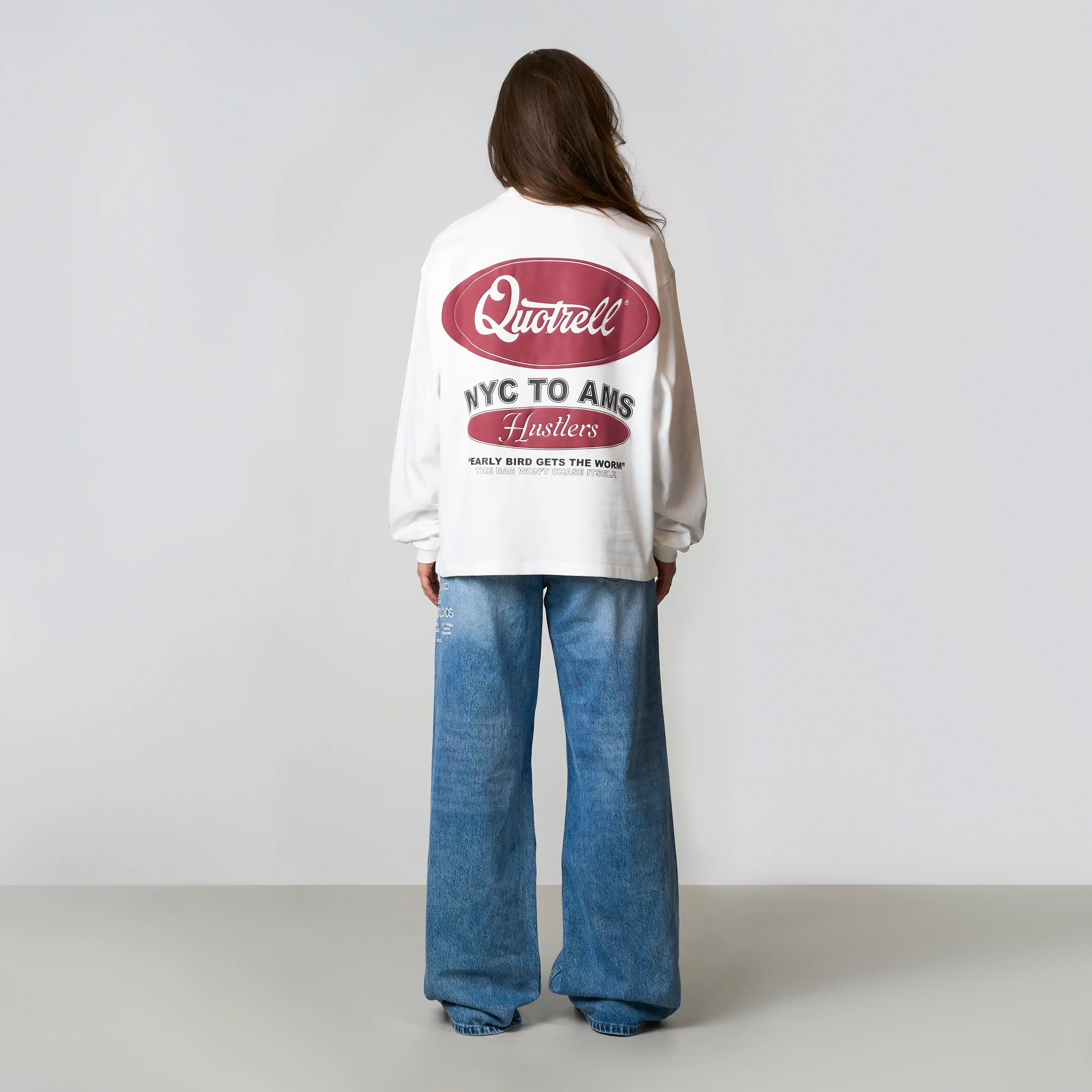 LOUIS LONGSLEEVE | WHITE/BURGUNDY - Image 5