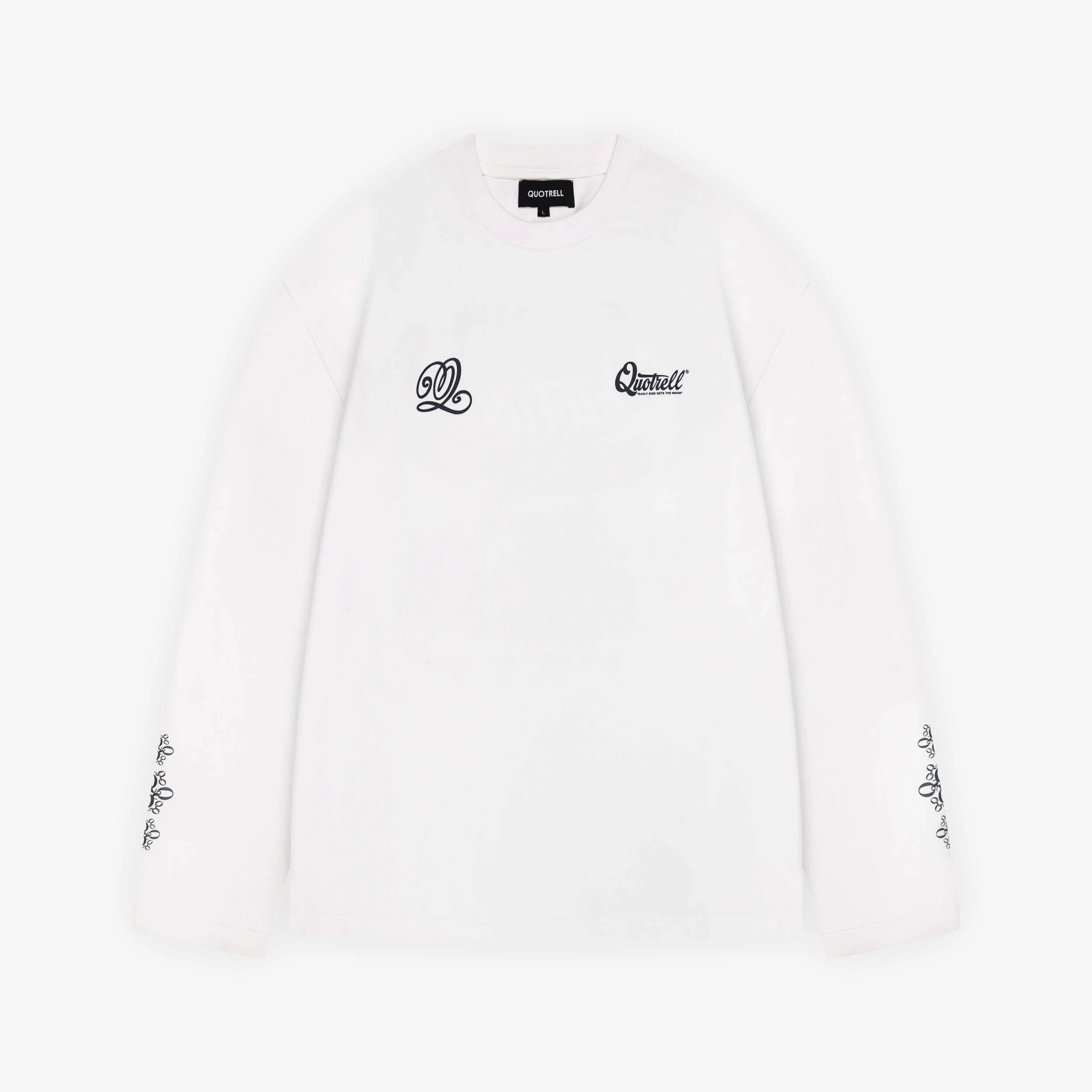LOUIS LONGSLEEVE | WHITE/NAVY - Image 11