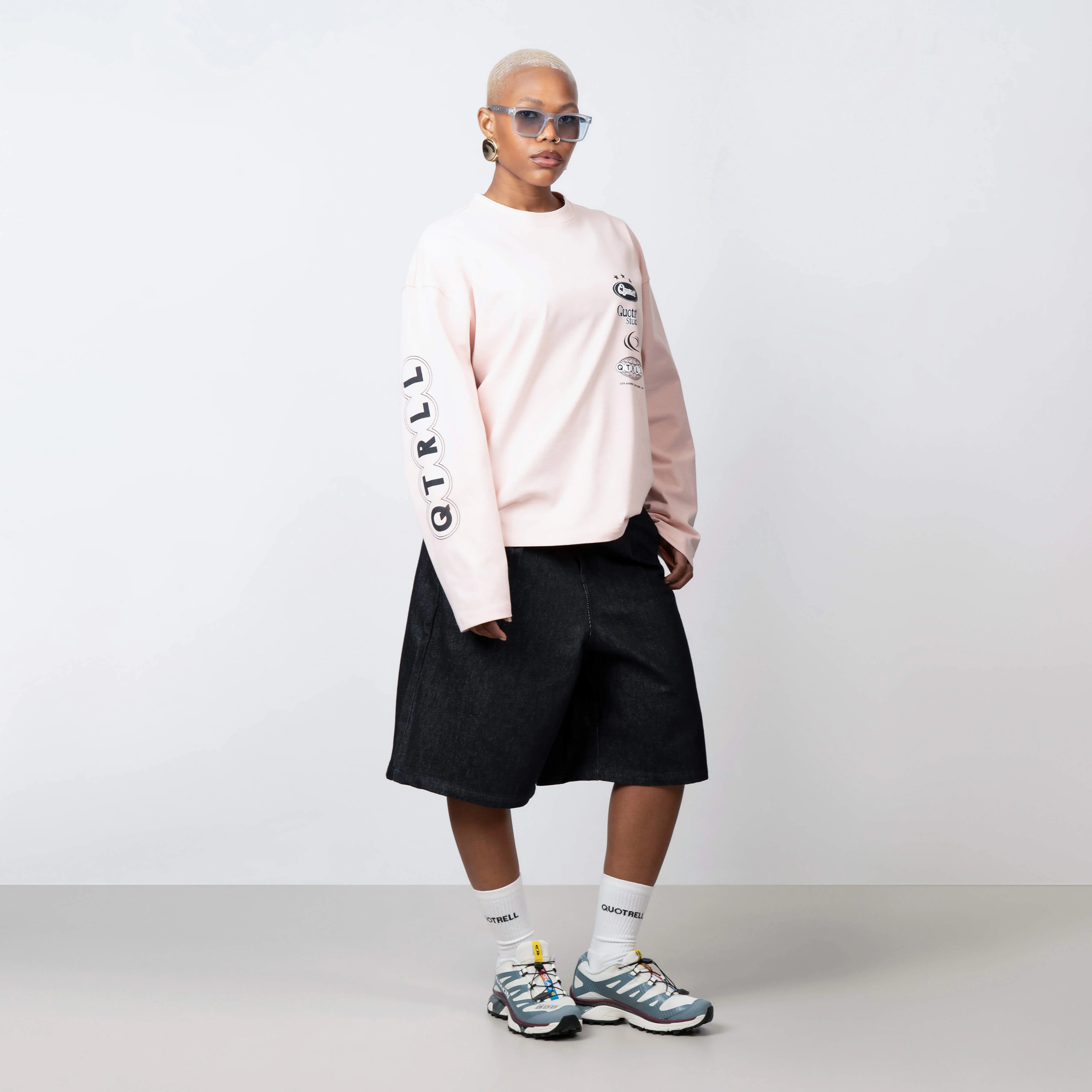 MARINO LONGSLEEVE | LIGHT PINK/NAVY - Image 4