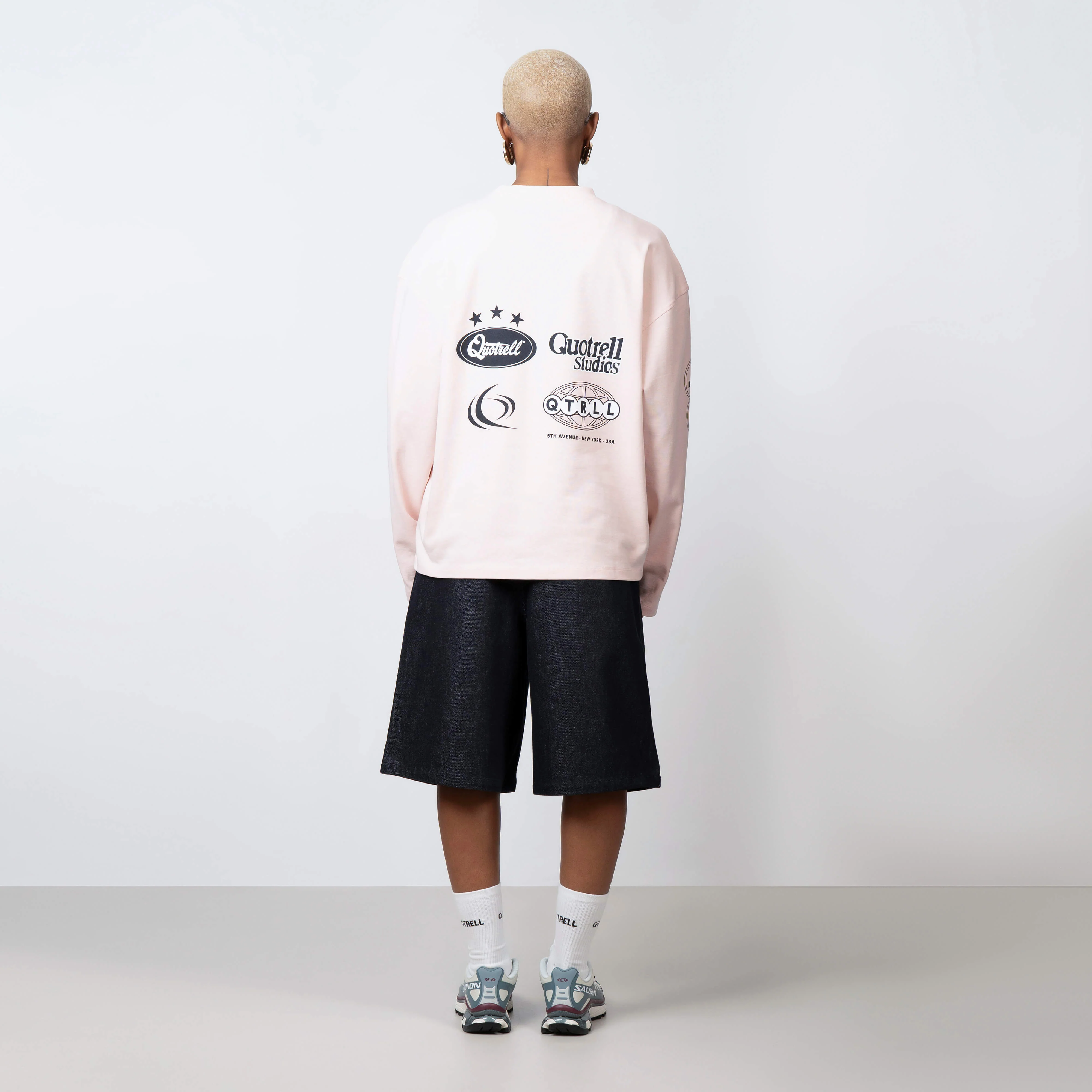 MARINO LONGSLEEVE | LIGHT PINK/NAVY - Image 5
