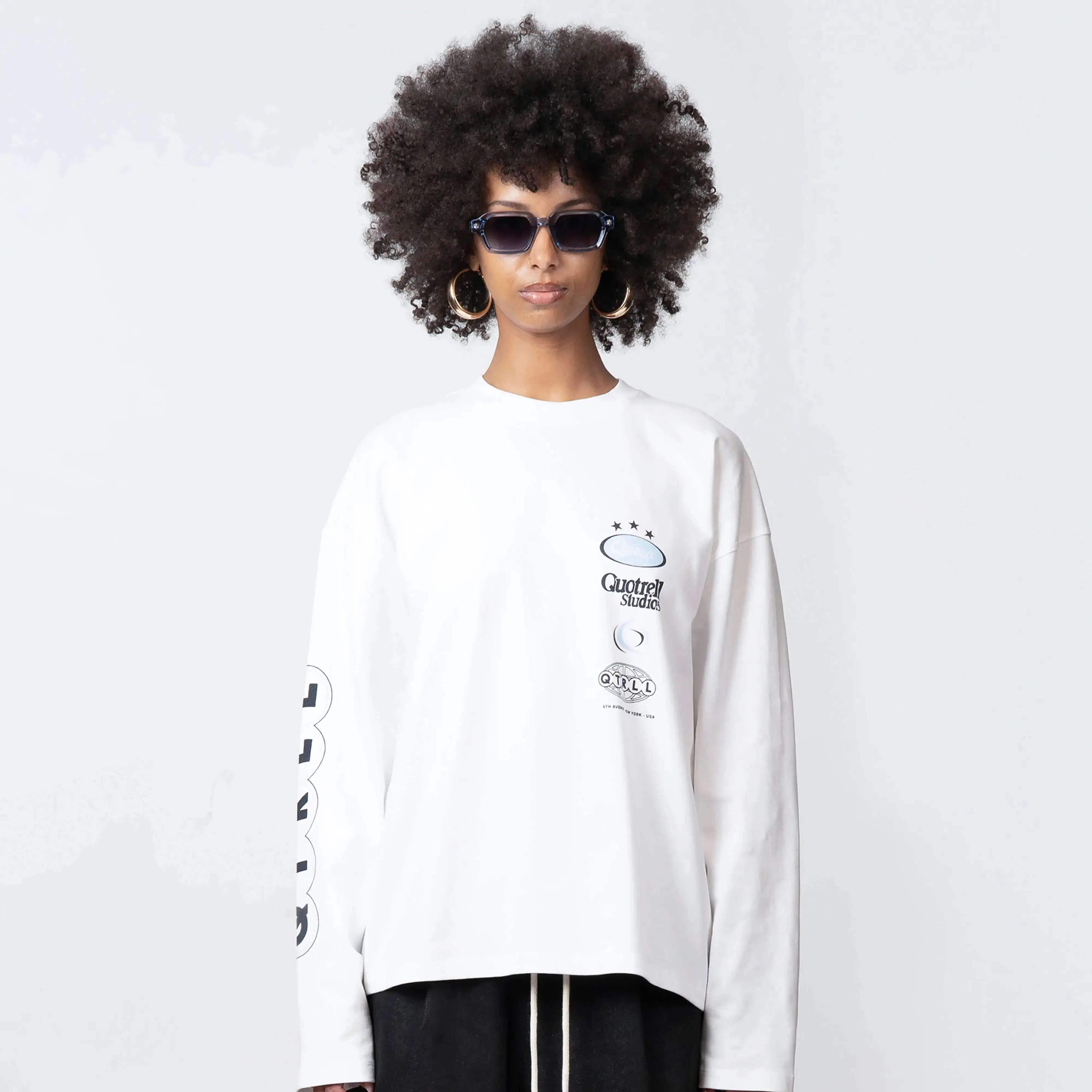 MARINO LONGSLEEVE | WHITE/BLUE - Image 3