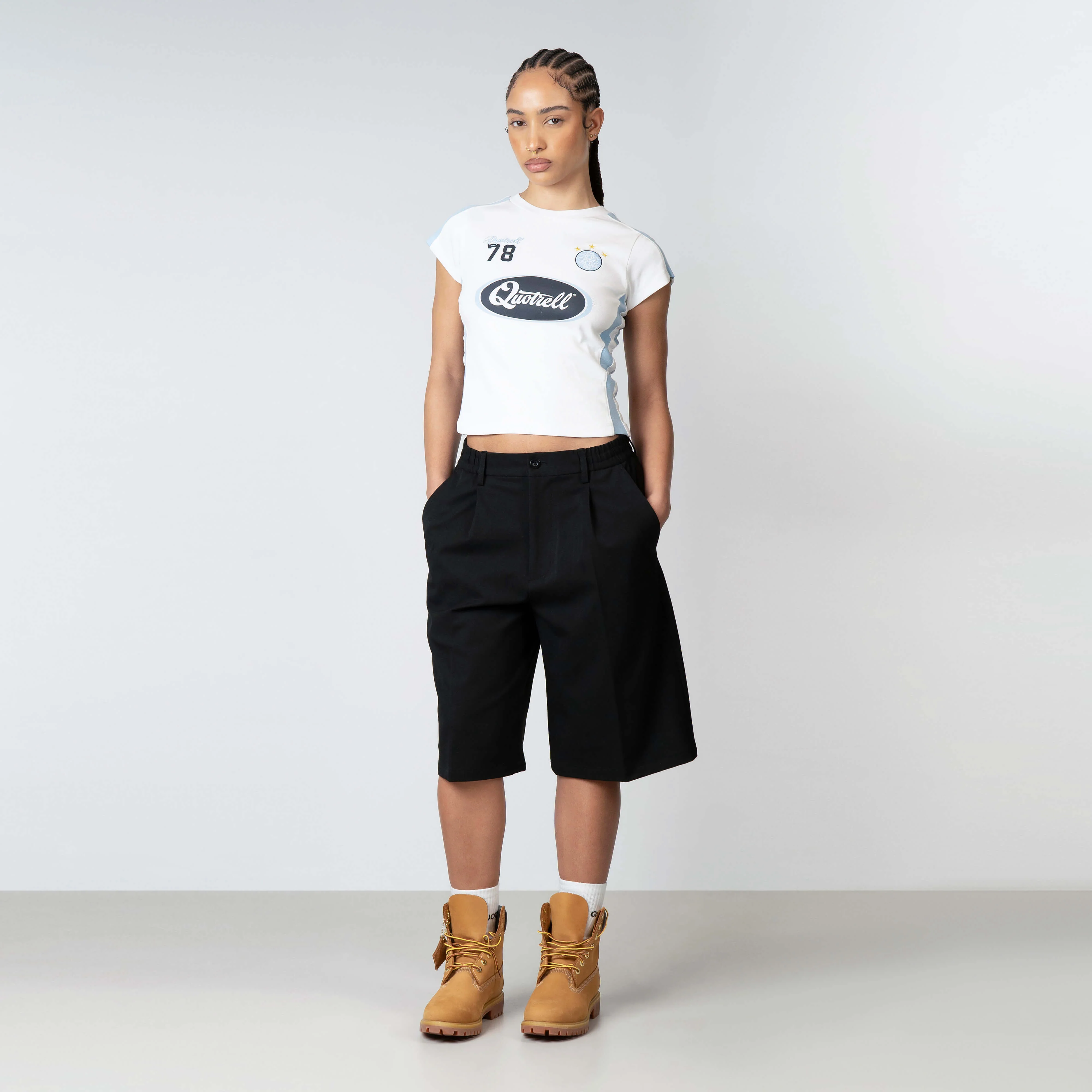 NESSA TOP | WHITE/LIGHT BLUE - Image 4