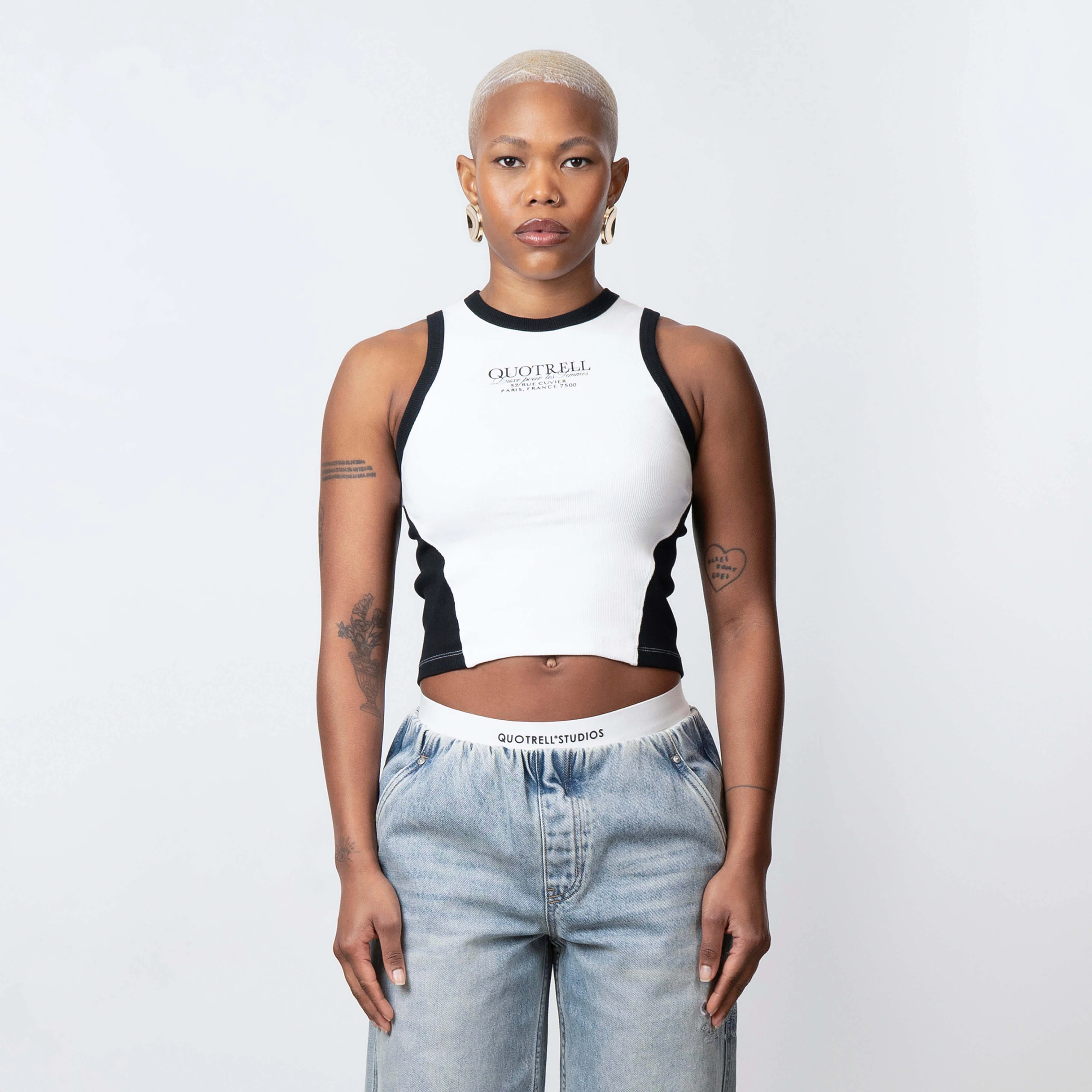 NOA TOP | WHITE/BLACK - Image 4