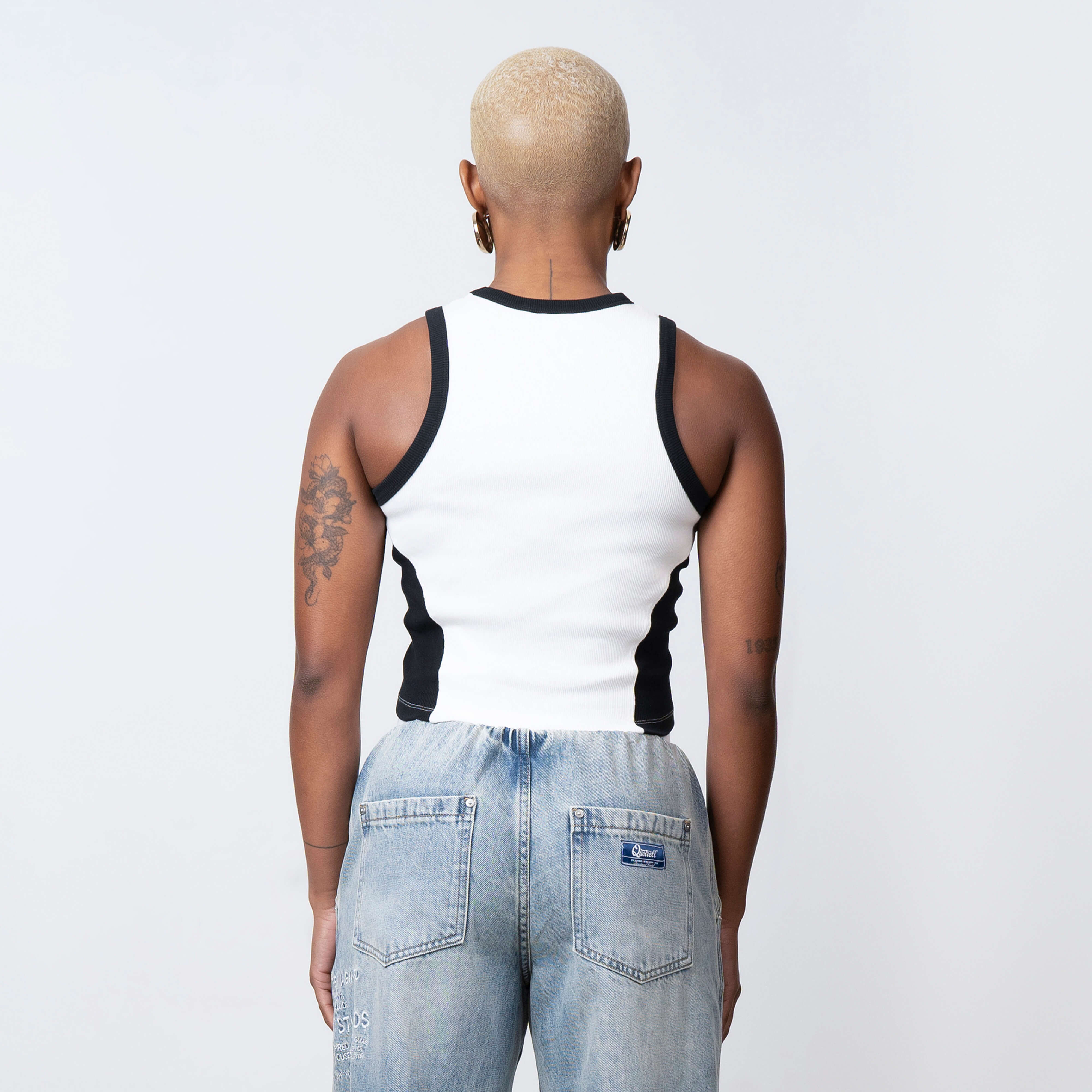 NOA TOP | WHITE/BLACK - Image 5