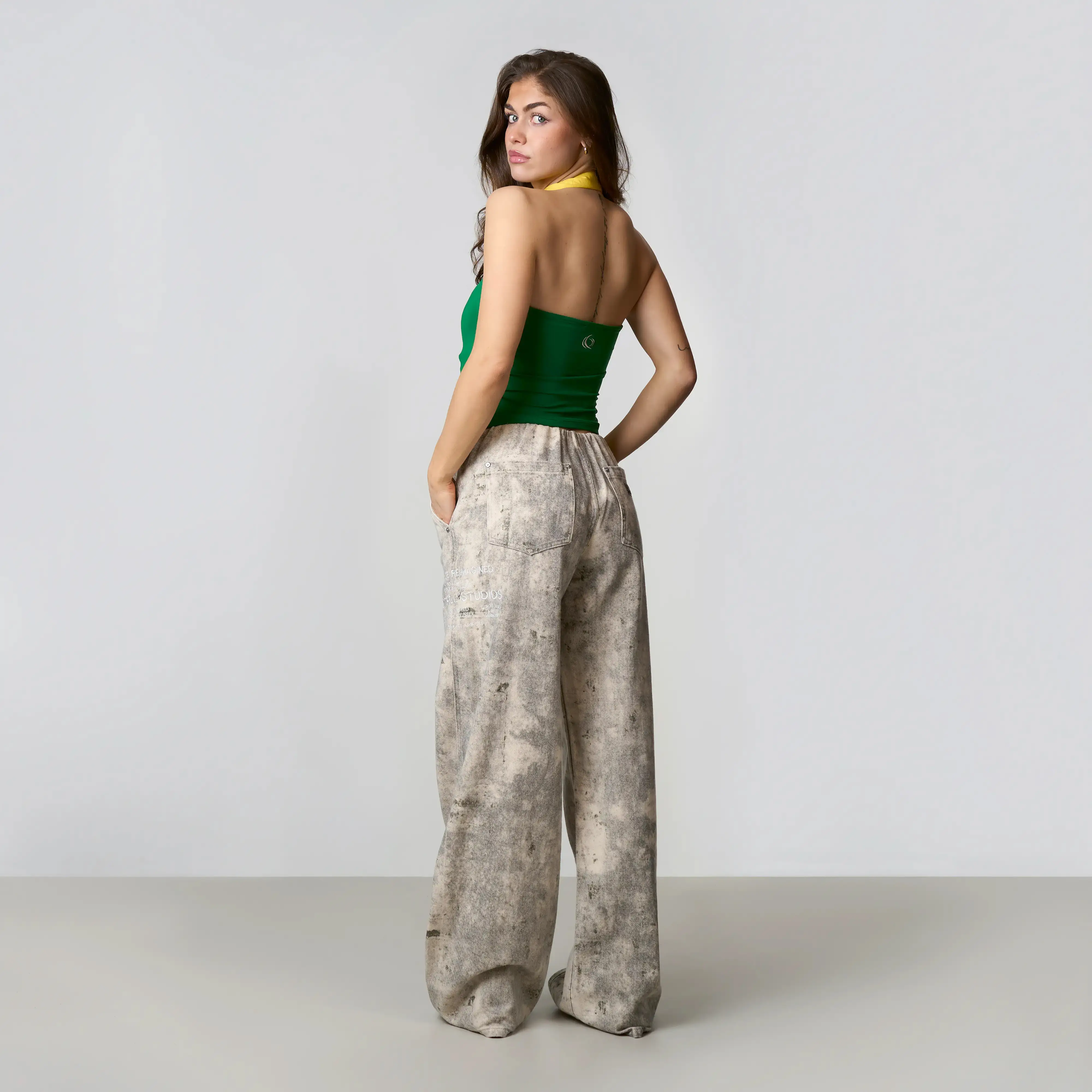 NOLA TOP | GREEN/YELLOW - Image 4